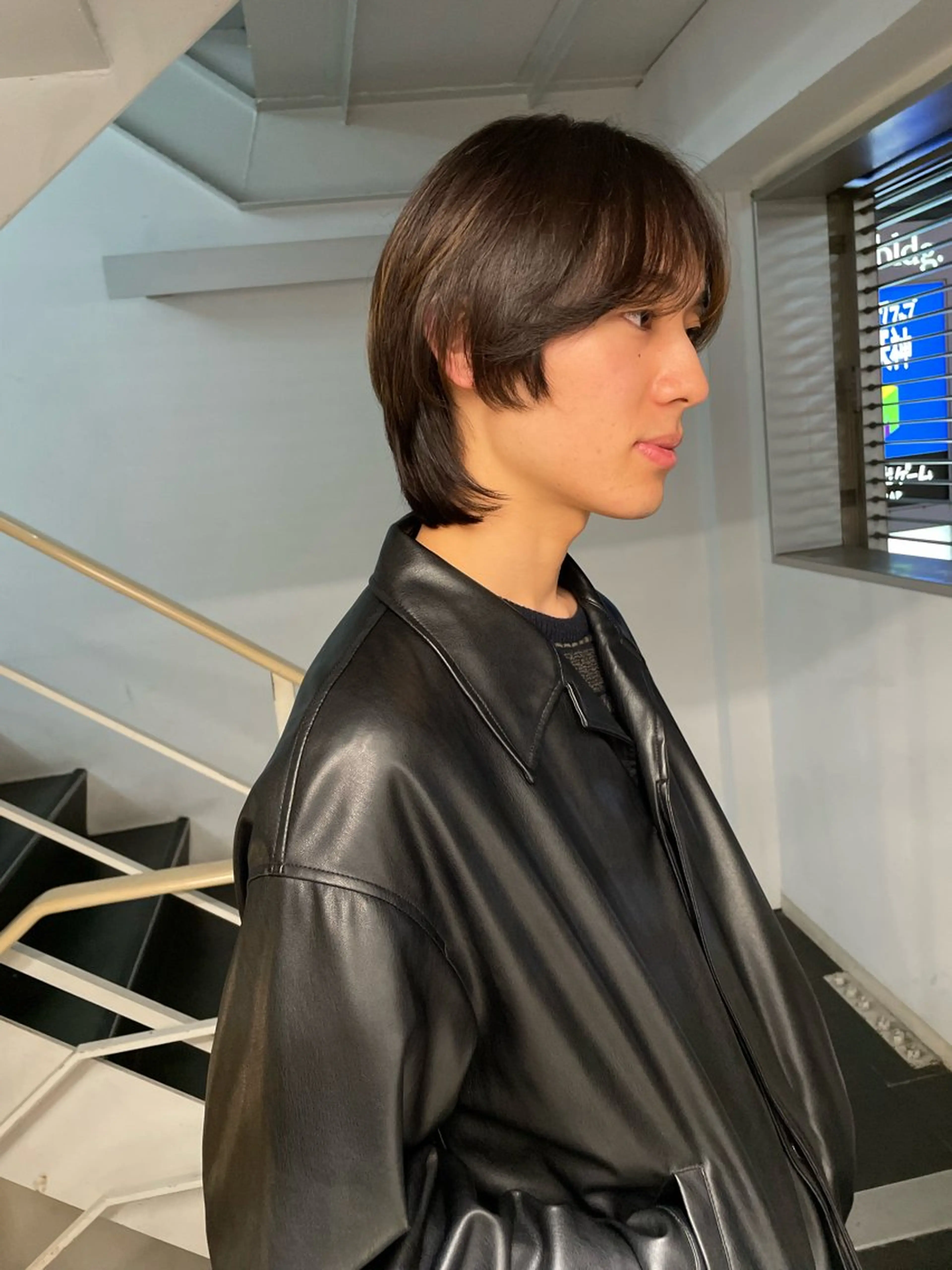 カラー メンズ マッシュウルフ マッシュ メンズウルフカット ウルフカット the path shogo🌻のヘアスタイル