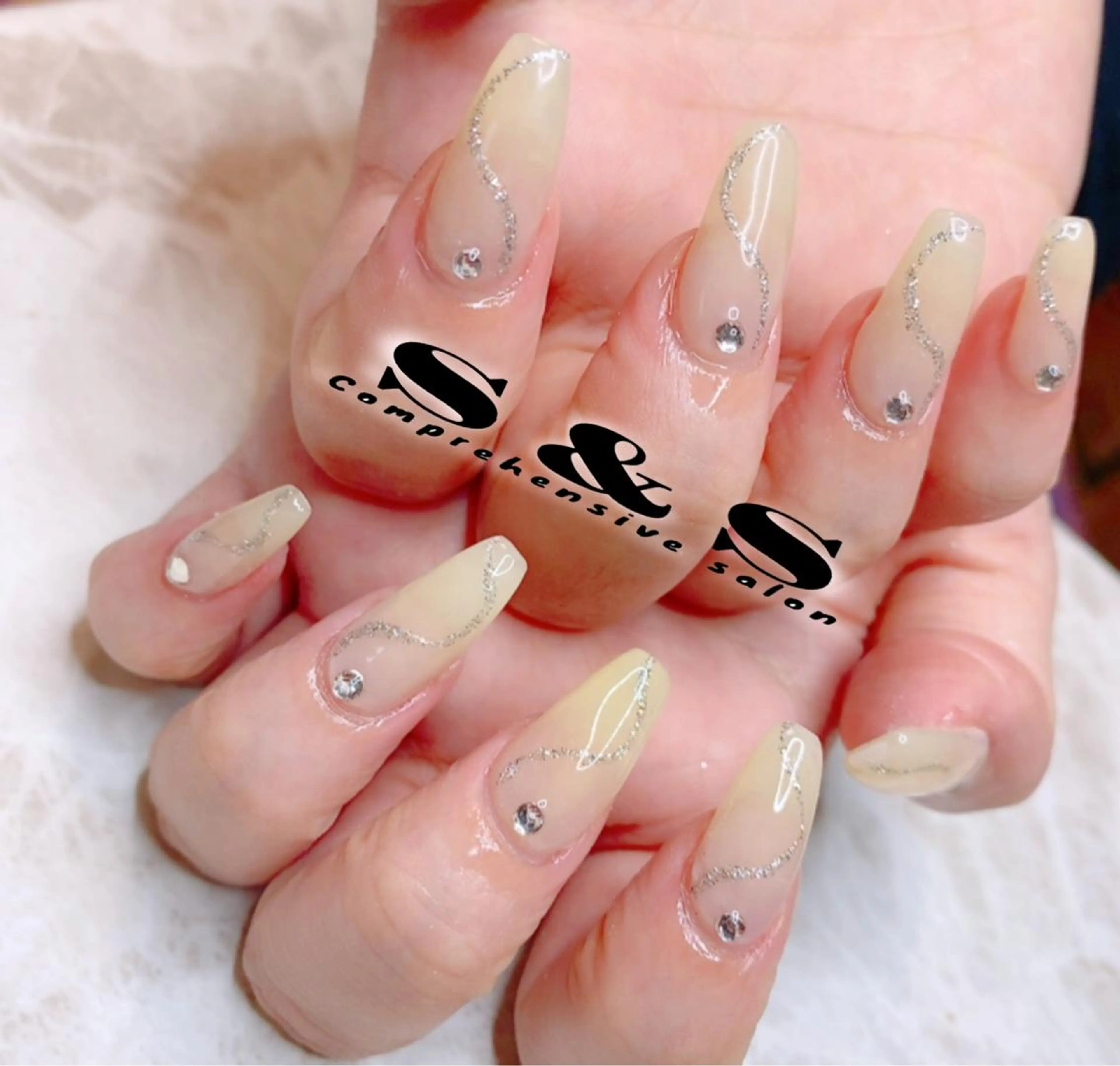 ネイル アートネイル 長さ出し メンズネイル 持ち込み スカルプネイル S&S 村田小百合のネイルデザイン