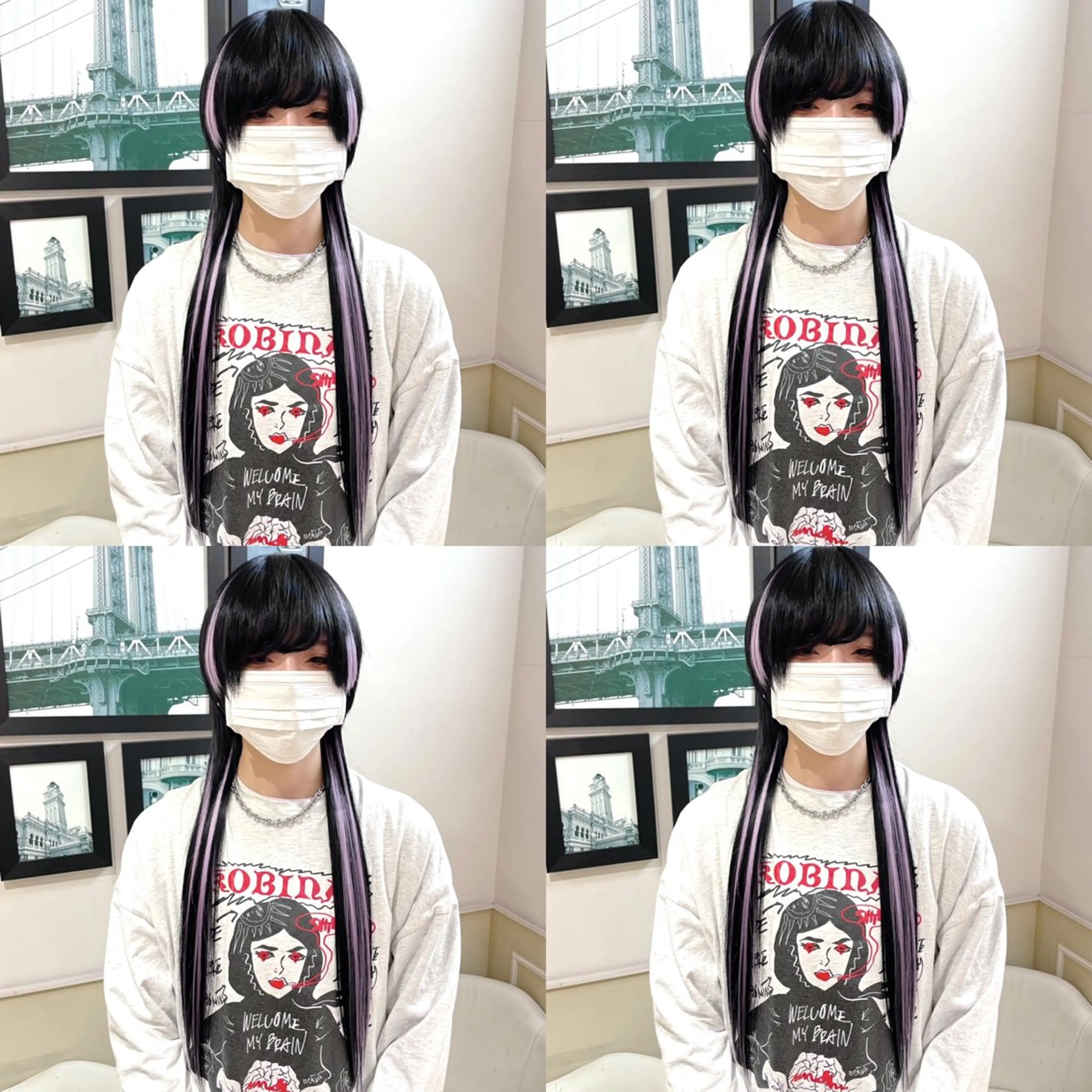 ロング シールエクステ エクステ ロング ウルフカット 🌟トップデザイナー 高橋🌟のヘアスタイル