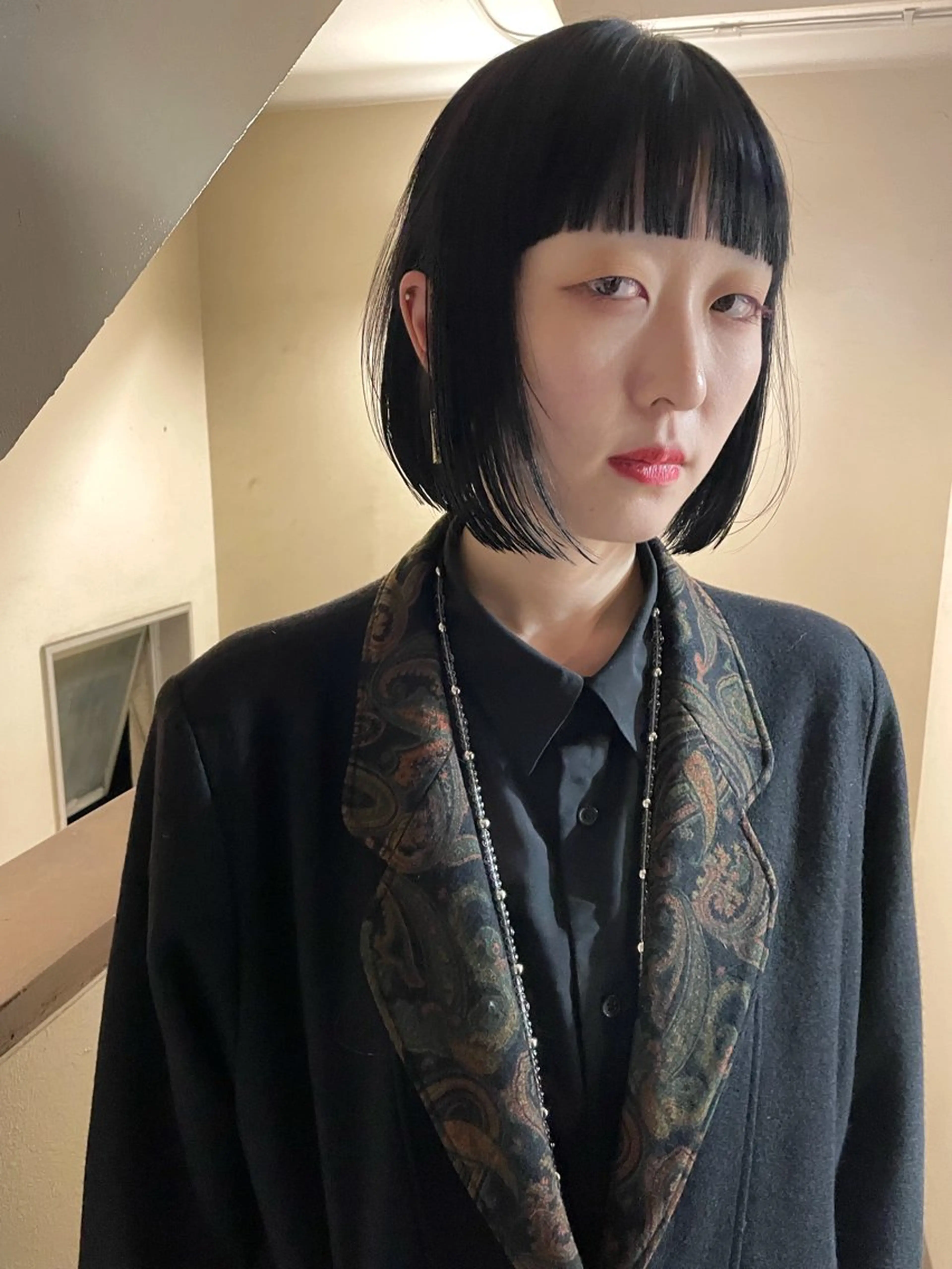 ショート カラー ヘアアレンジ 丸山渉/パーマ エフェクトブリーチのヘアスタイル