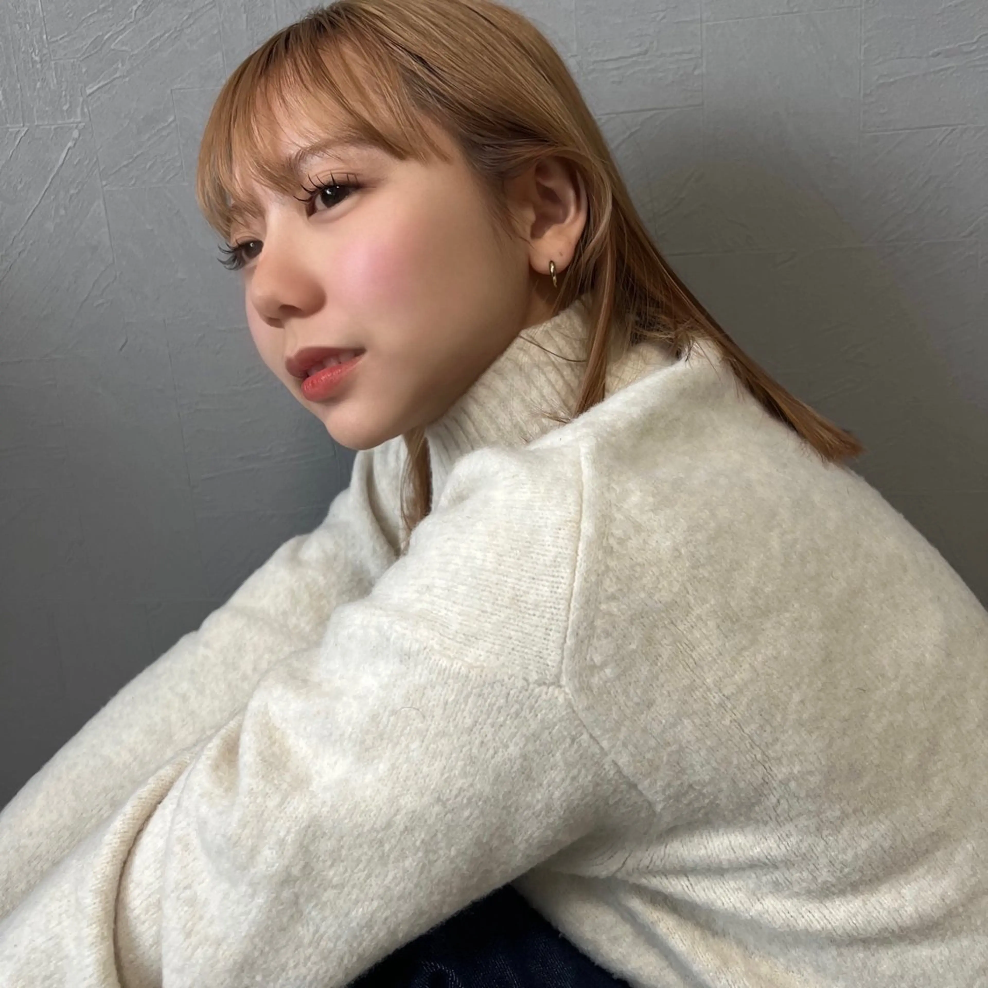 マツエク・マツパ 束感まつ毛 Cカール キュート フラットラッシュ 韓国風マツエク luc所属・luc salonのマツエク・マツパデザイン