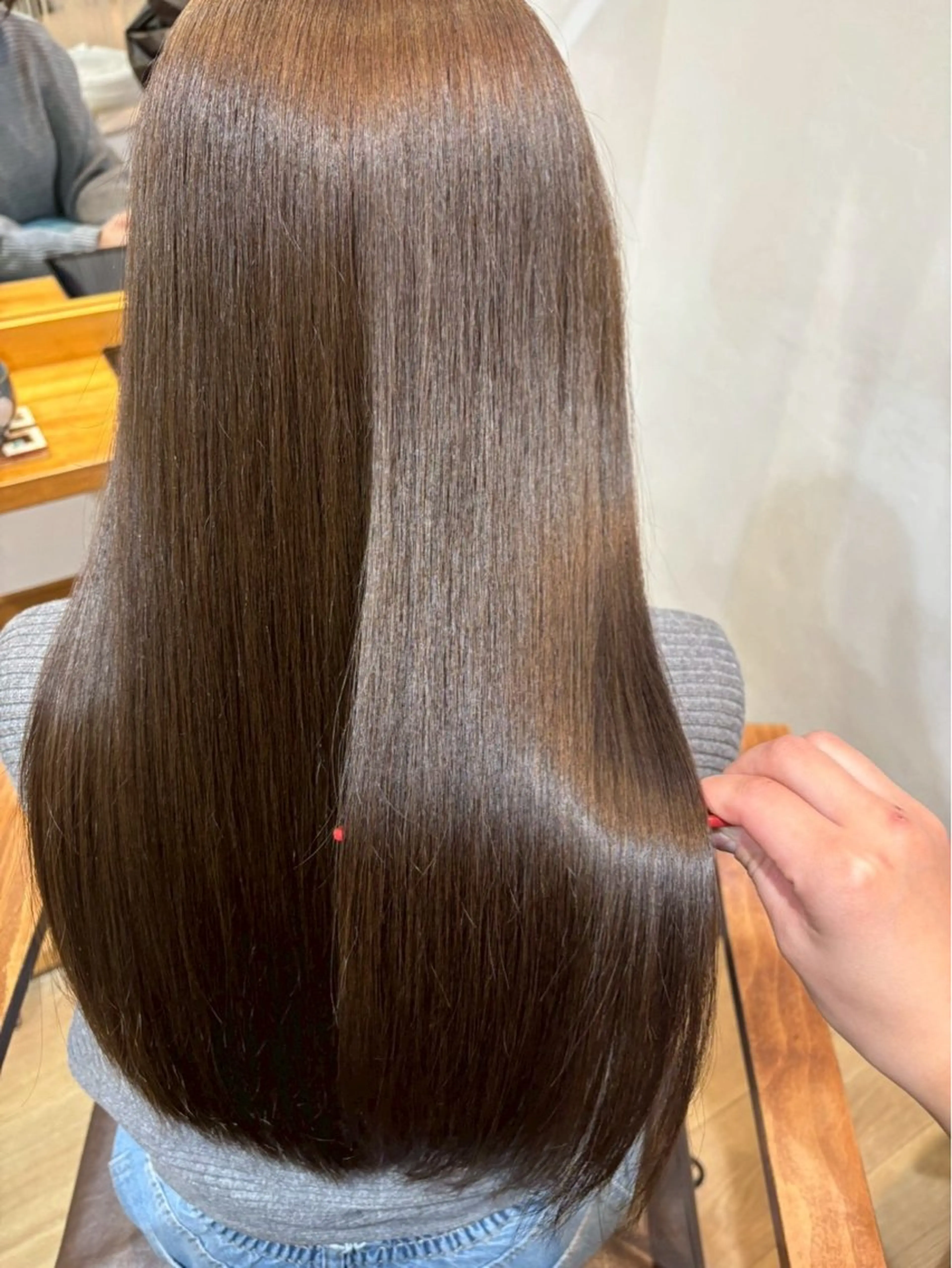 【新メニュー】💎ワンカラー&選べるヘッドスパ&整えカット🌿の写真