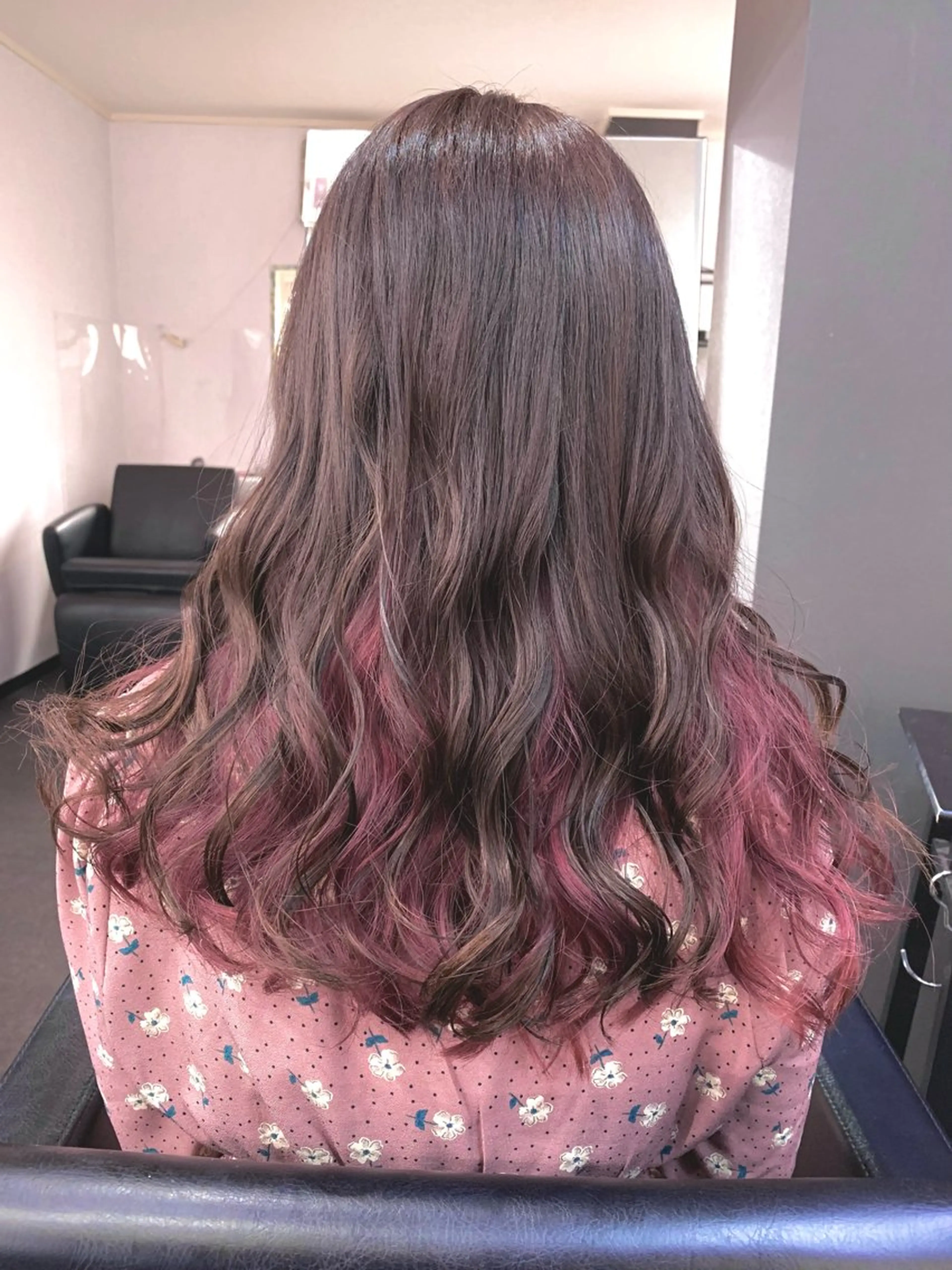 ロング カラー 神野 洸都のヘアスタイル