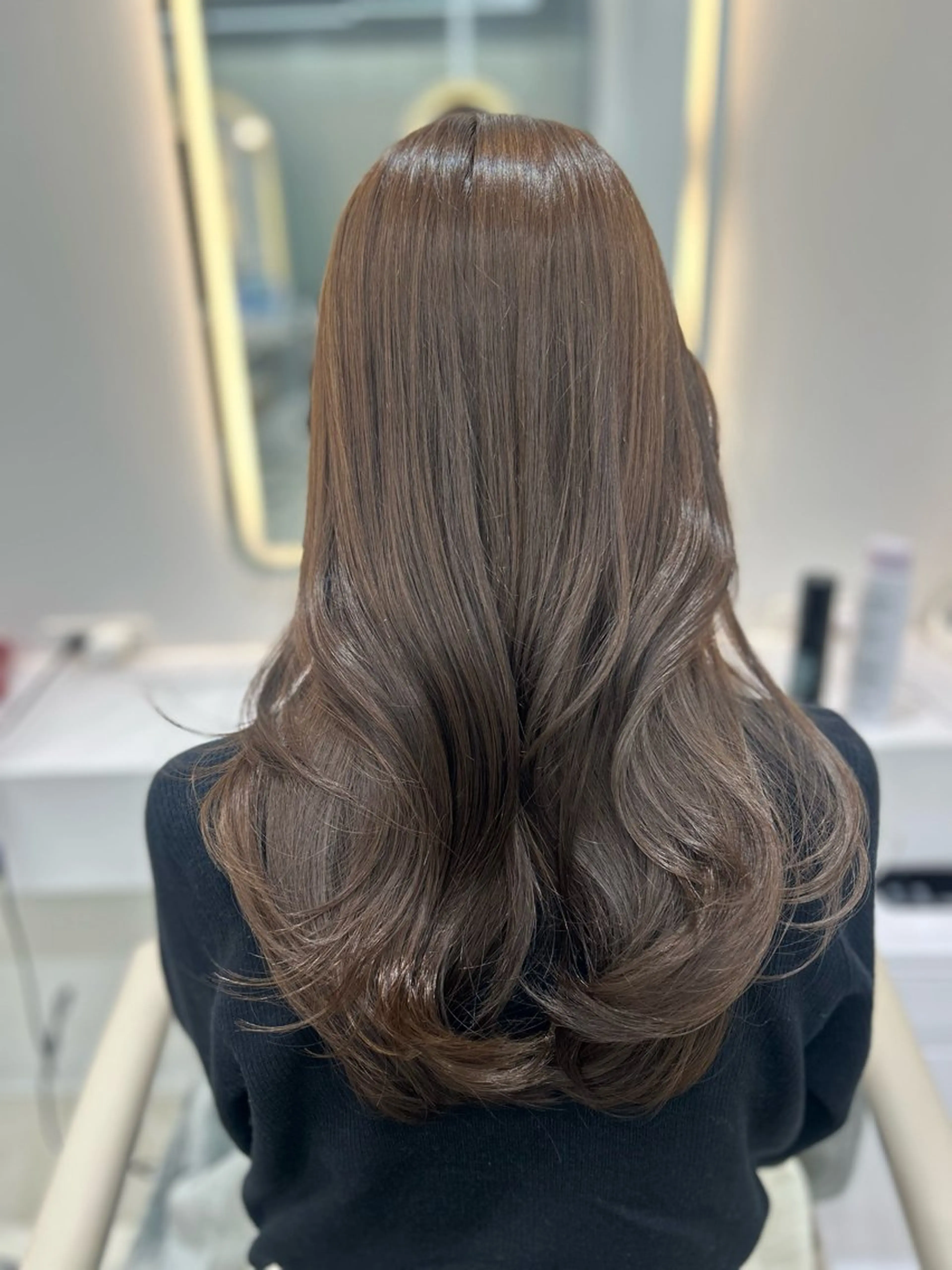 ロング カラー カット ヘアカラー トリートメント IVE所属・ダブルカラー髪質改善 /Annaのヘアスタイル