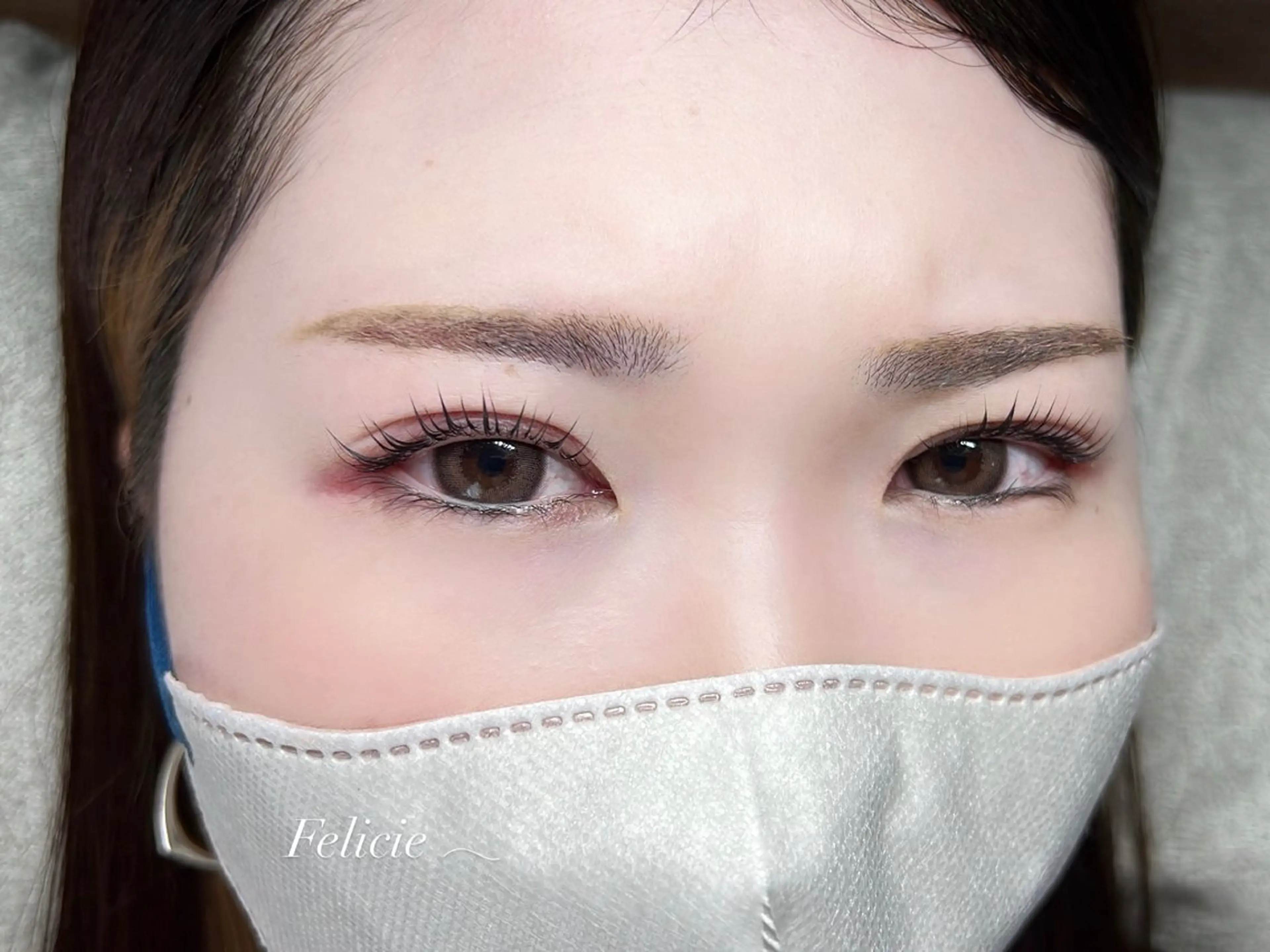 マツエク・マツパ パリジェンヌラッシュリフト マツパ Felicie＊ Sayakaのマツエク・マツパデザイン