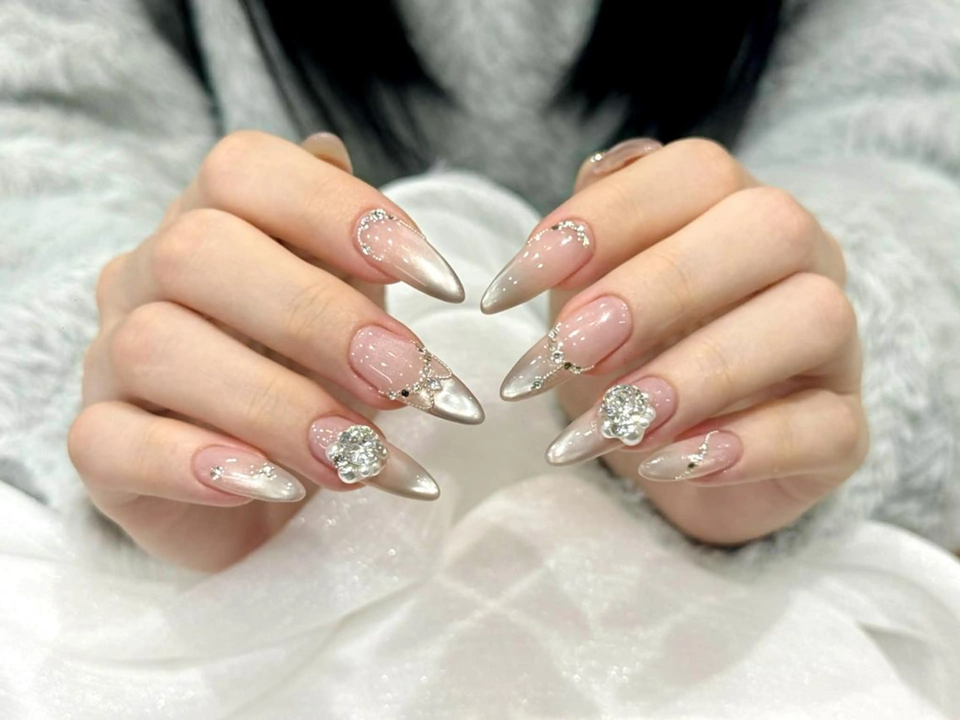 🧧新年【新規オフ無料】チップ長さ出し 持ち込みデザイン ¥13000→¥11500の写真