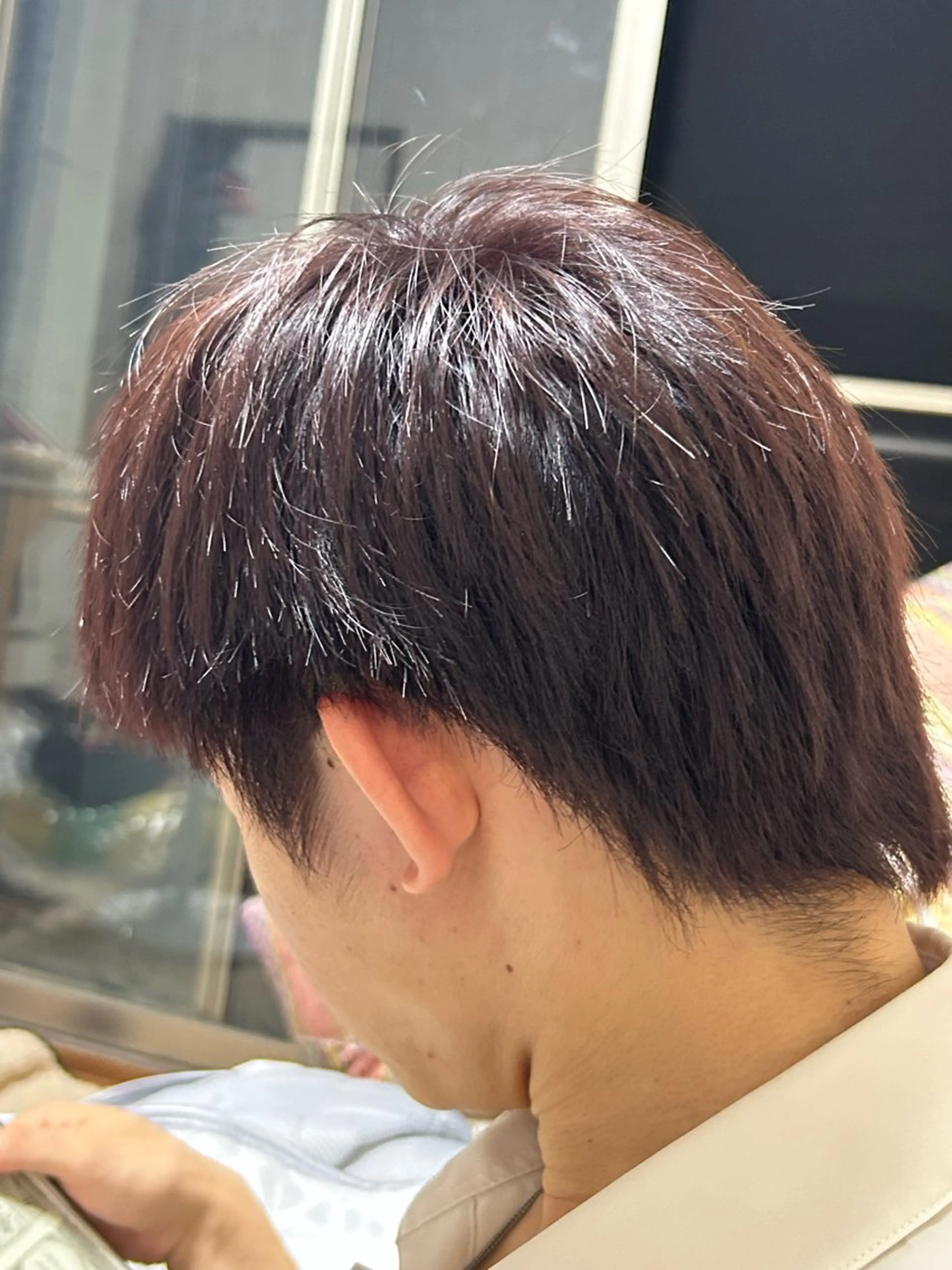 カラー アッシュ ラベンダーカラー ラベンダーアッシュ 石灘 夢都美のヘアスタイル