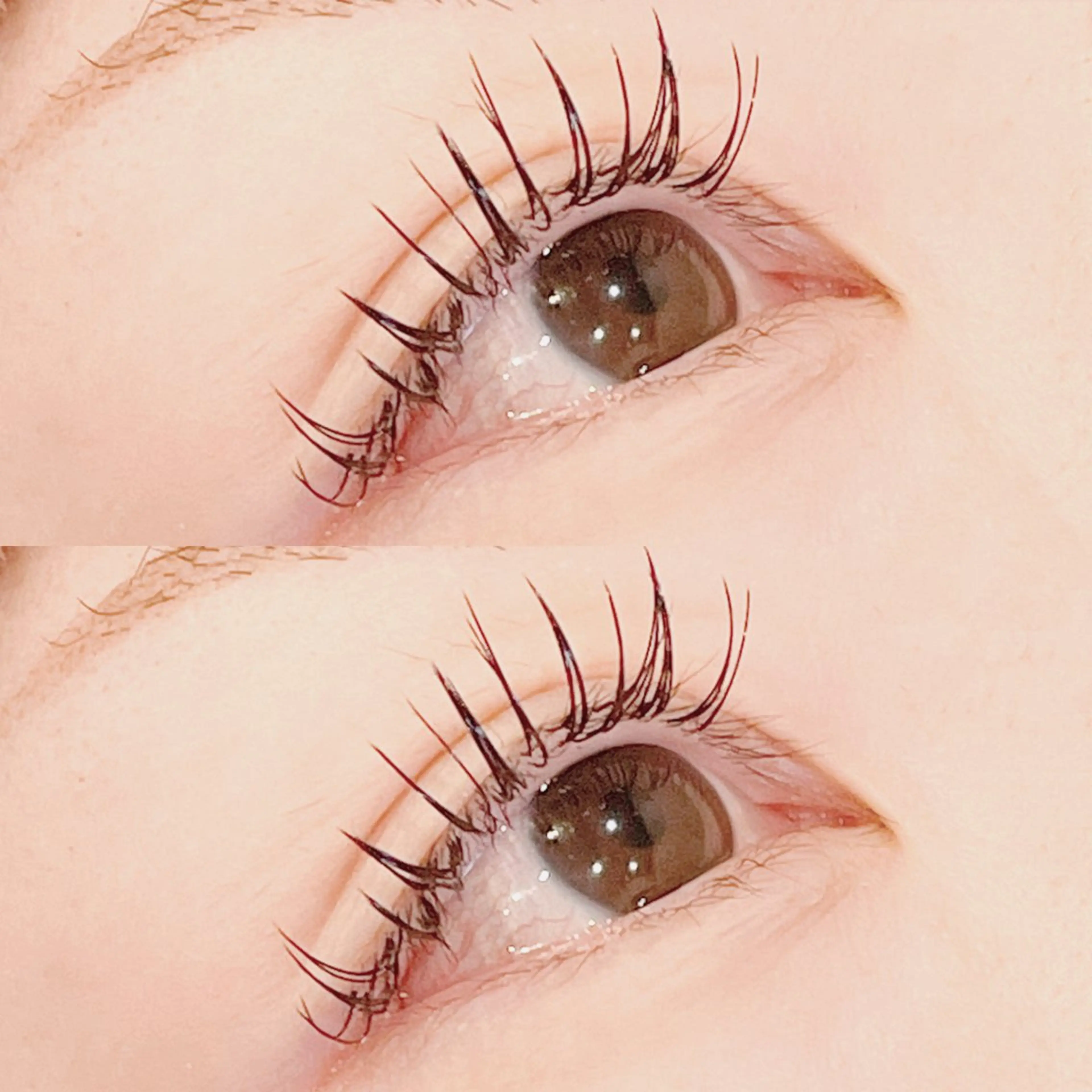 マツエク・マツパ 束感まつ毛 キュート Agu 松下のヘアスタイル