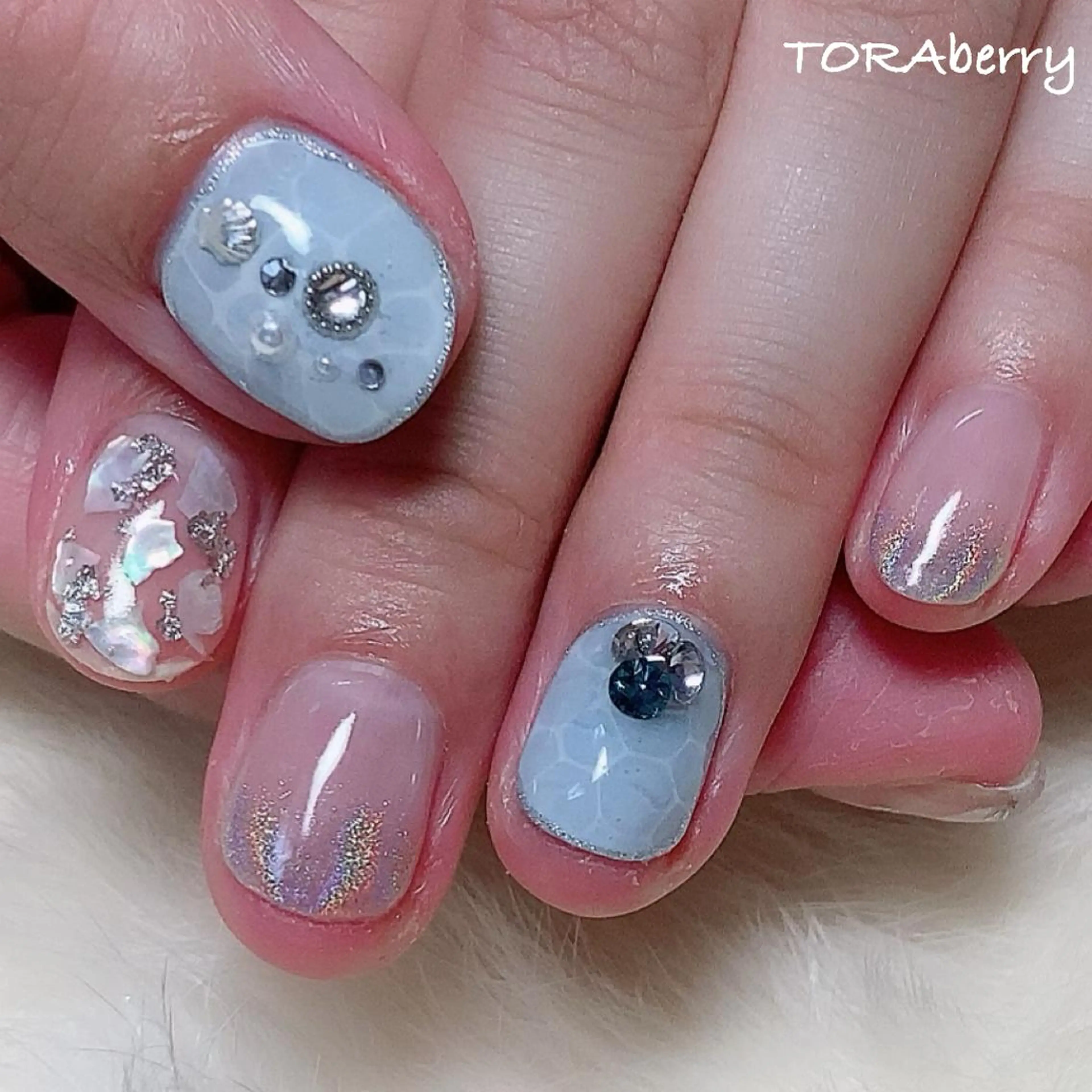 ネイル 夏ネイル ハンドネイル ネイリスト なつみのネイルデザイン