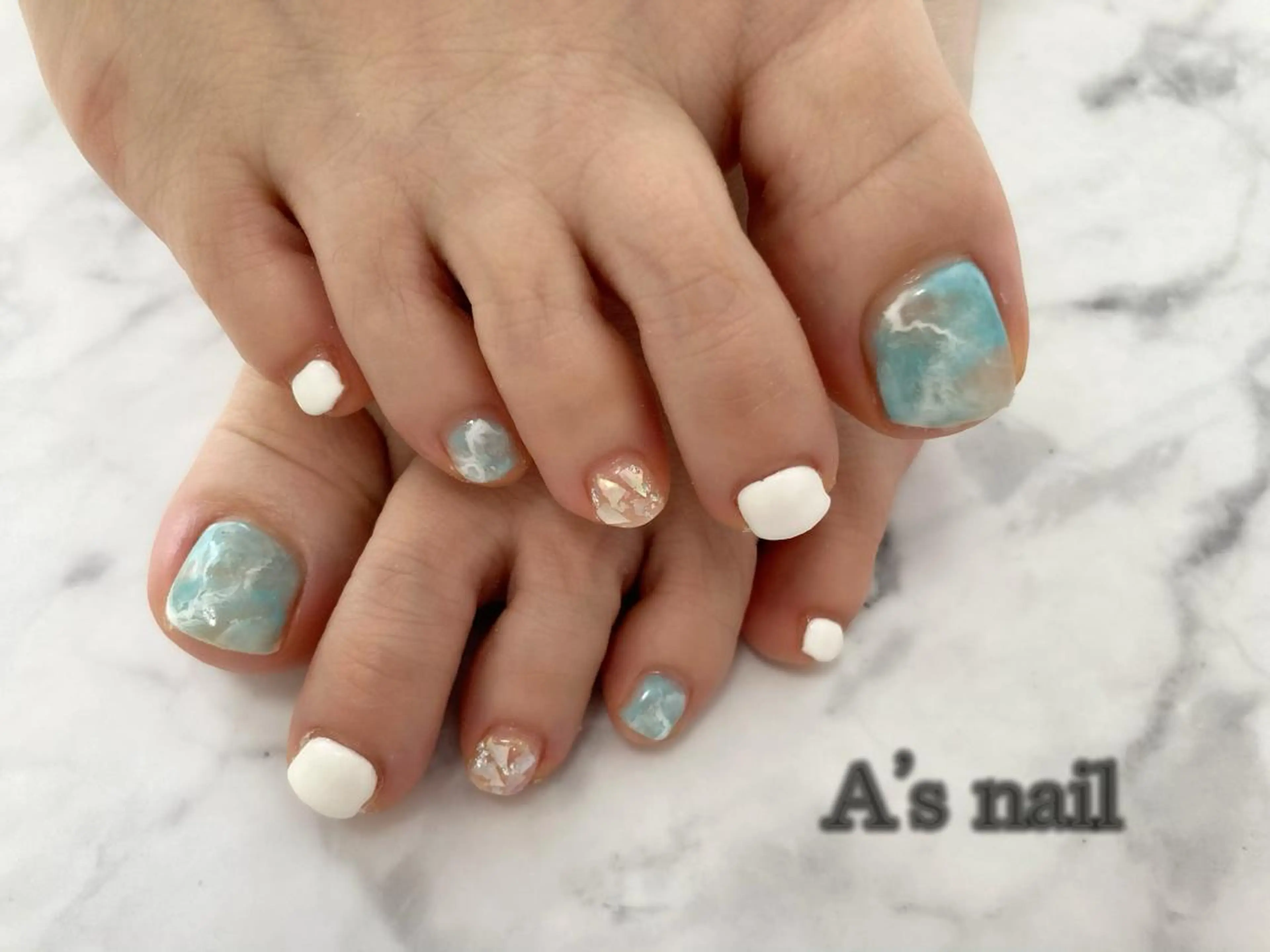 ネイル フットネイル エース ネイルのネイルデザイン