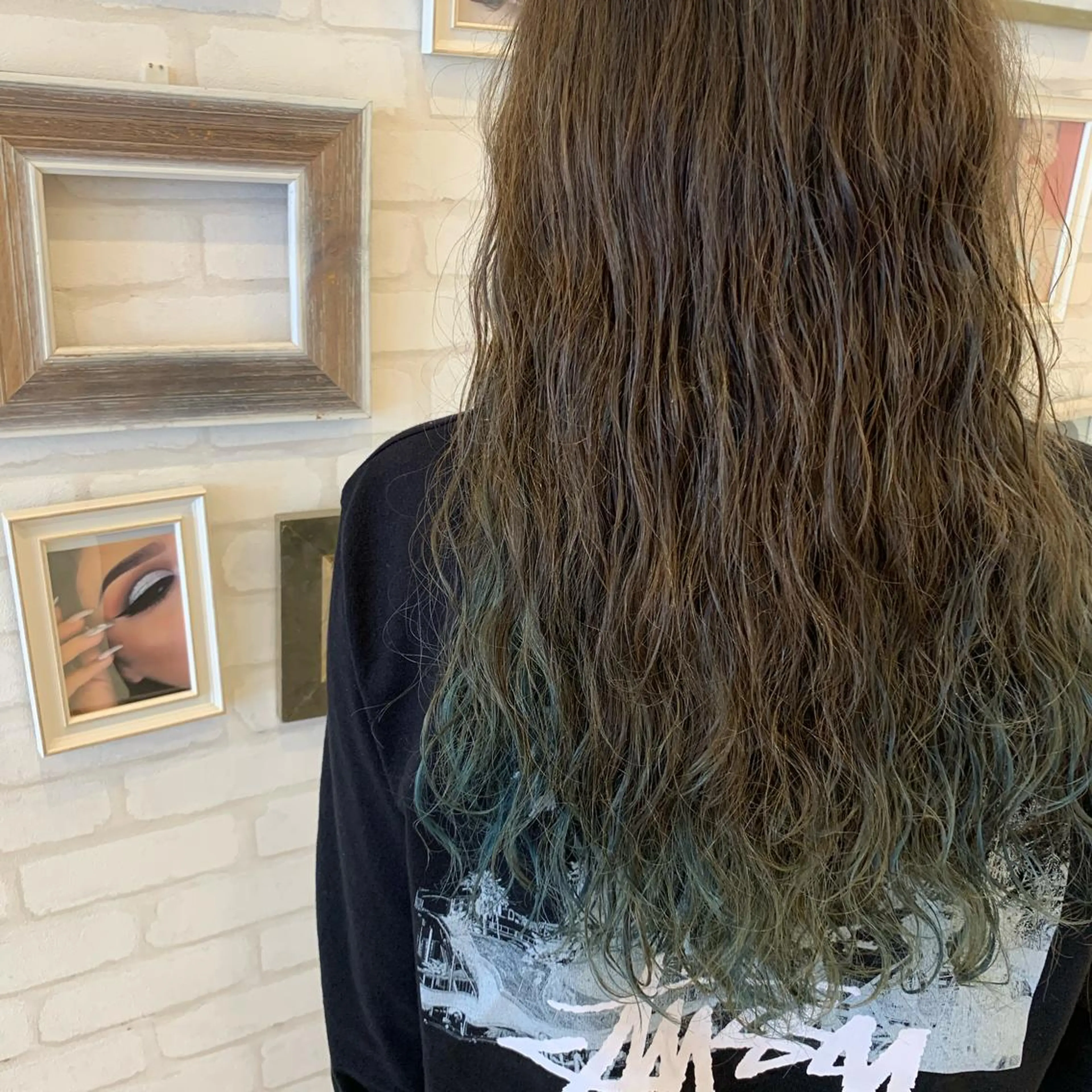 ロング パーマ 【髪質改善】 夏目結以のヘアスタイル