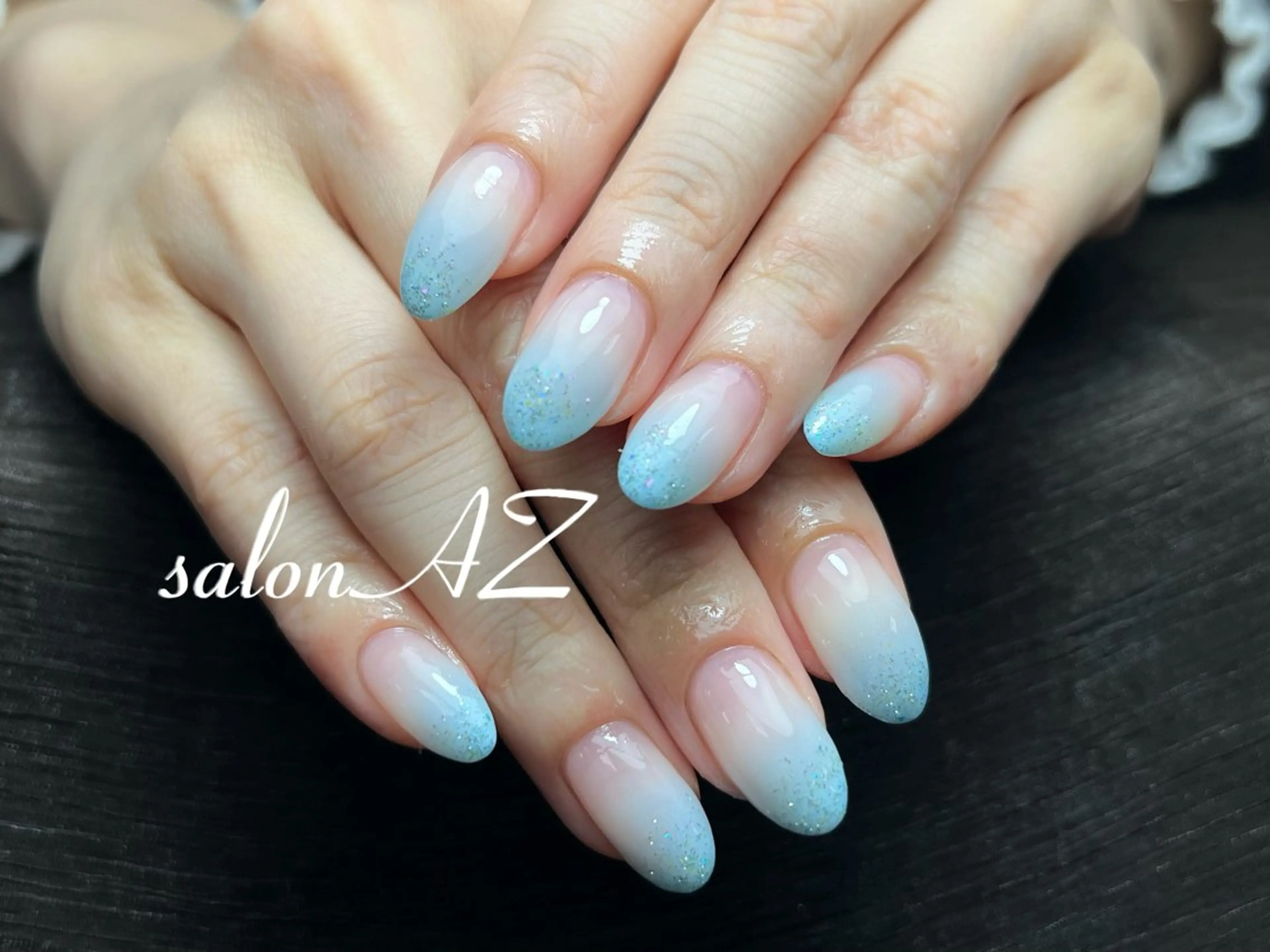 ネイル 桜ネイル 長さ出し フットネイル フレンチネイル ジェルネイル salon AZのネイルデザイン