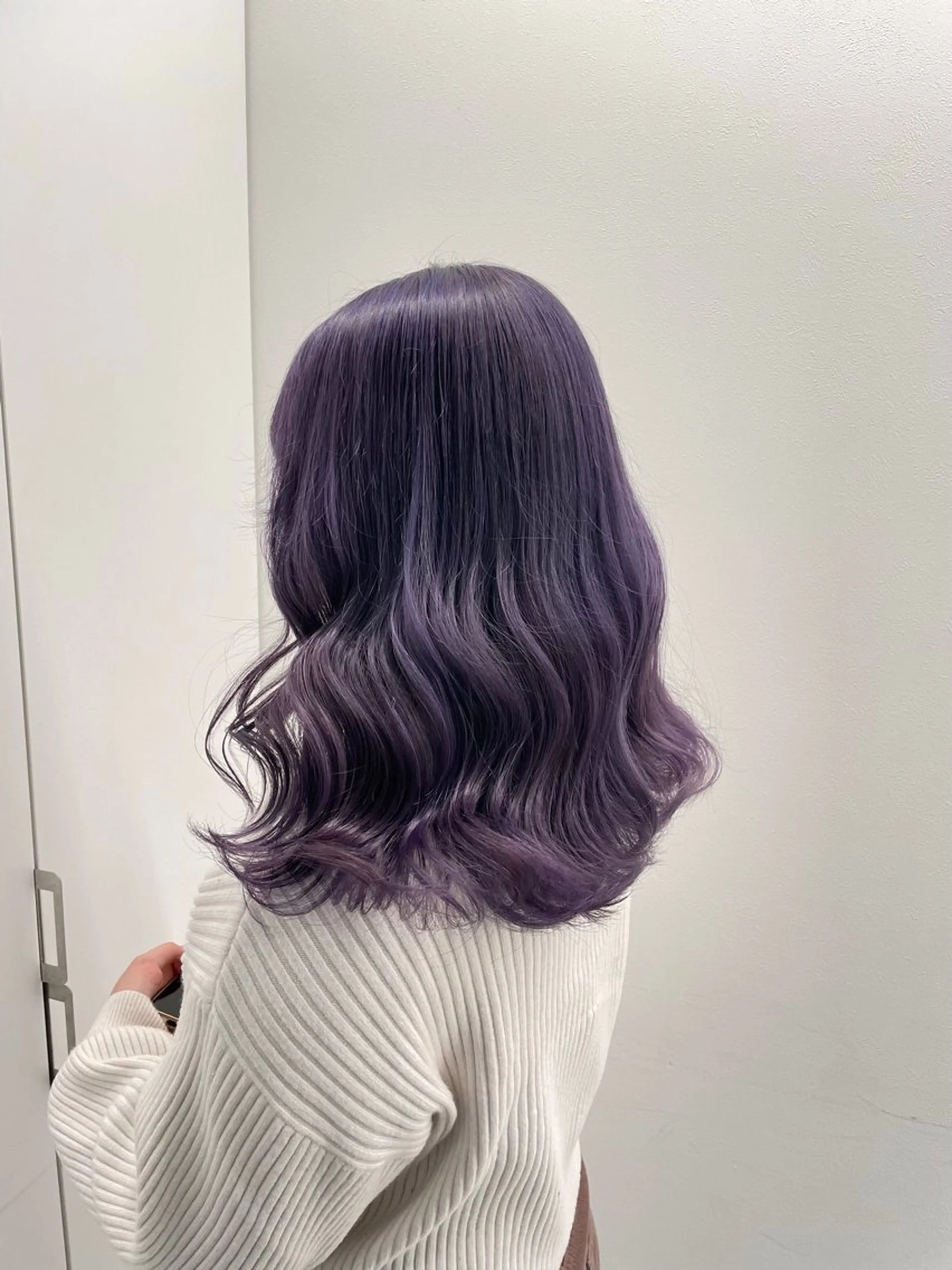 ミディアム カラー ヘアカラー 🤍💕ブリーチカラ ーAyaka💕🤍のヘアスタイル