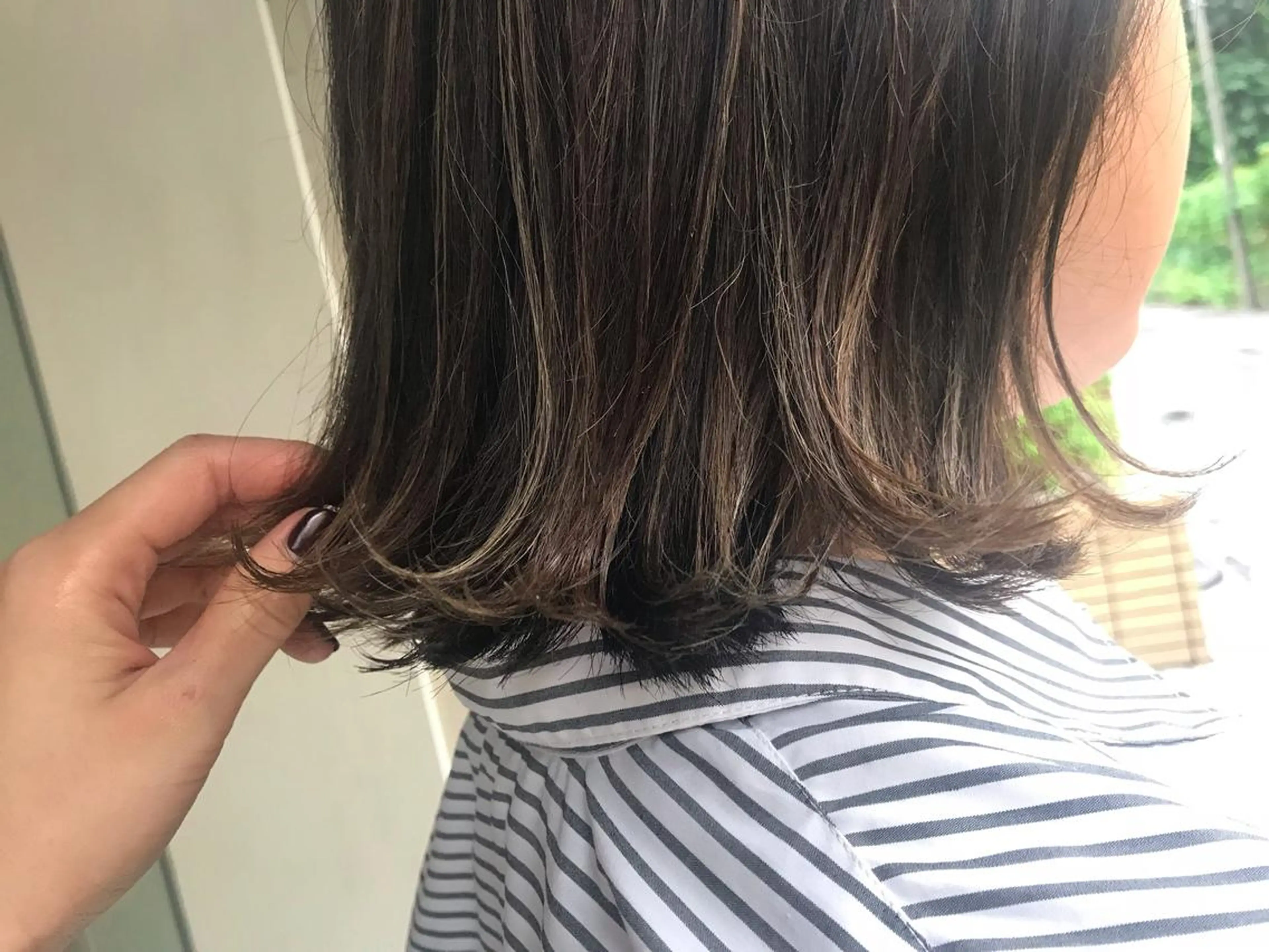 ショート 透明感/オリーブ/ グレージュ/YUKAのヘアスタイル