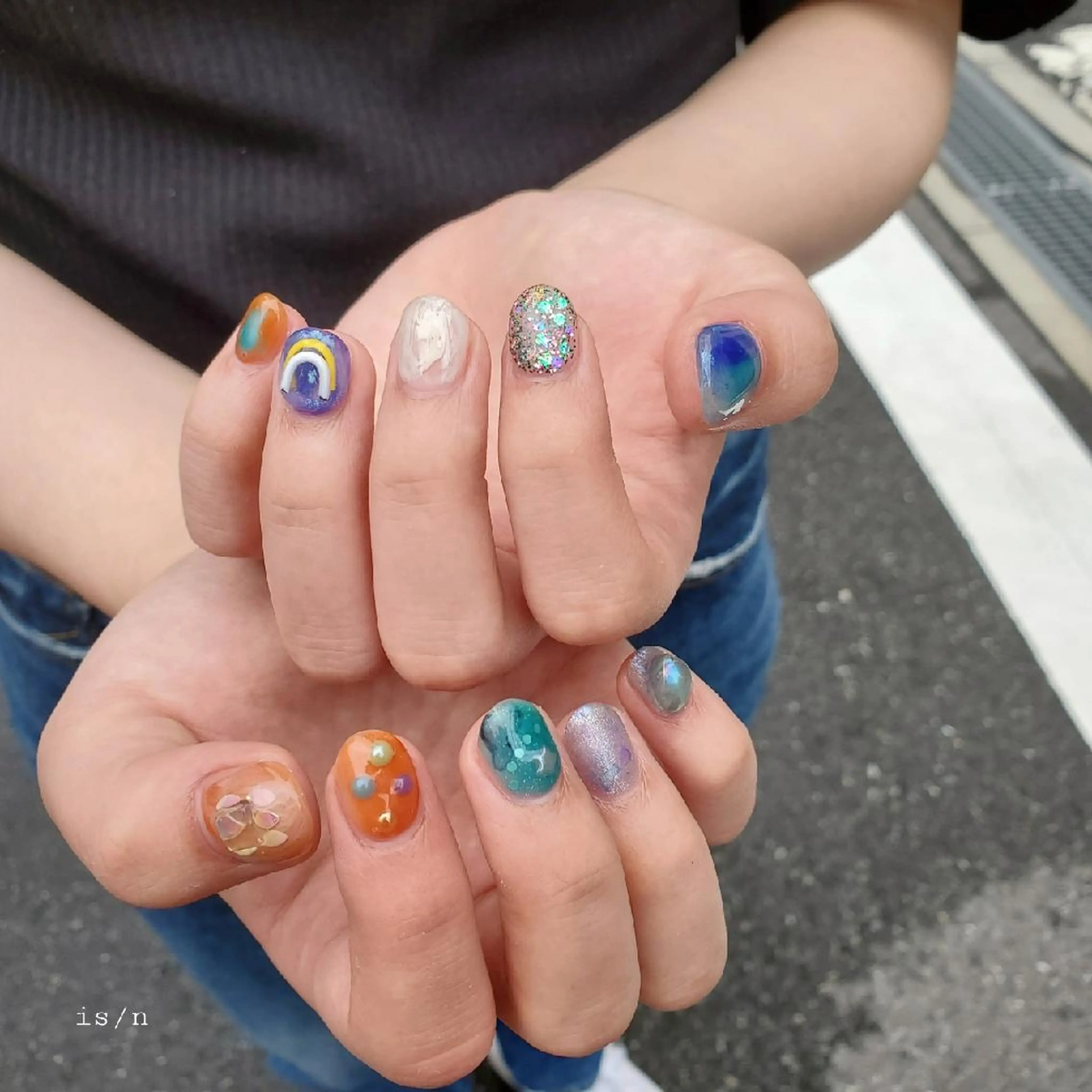 ネイル ハンドネイル 店長 佐藤のネイルデザイン