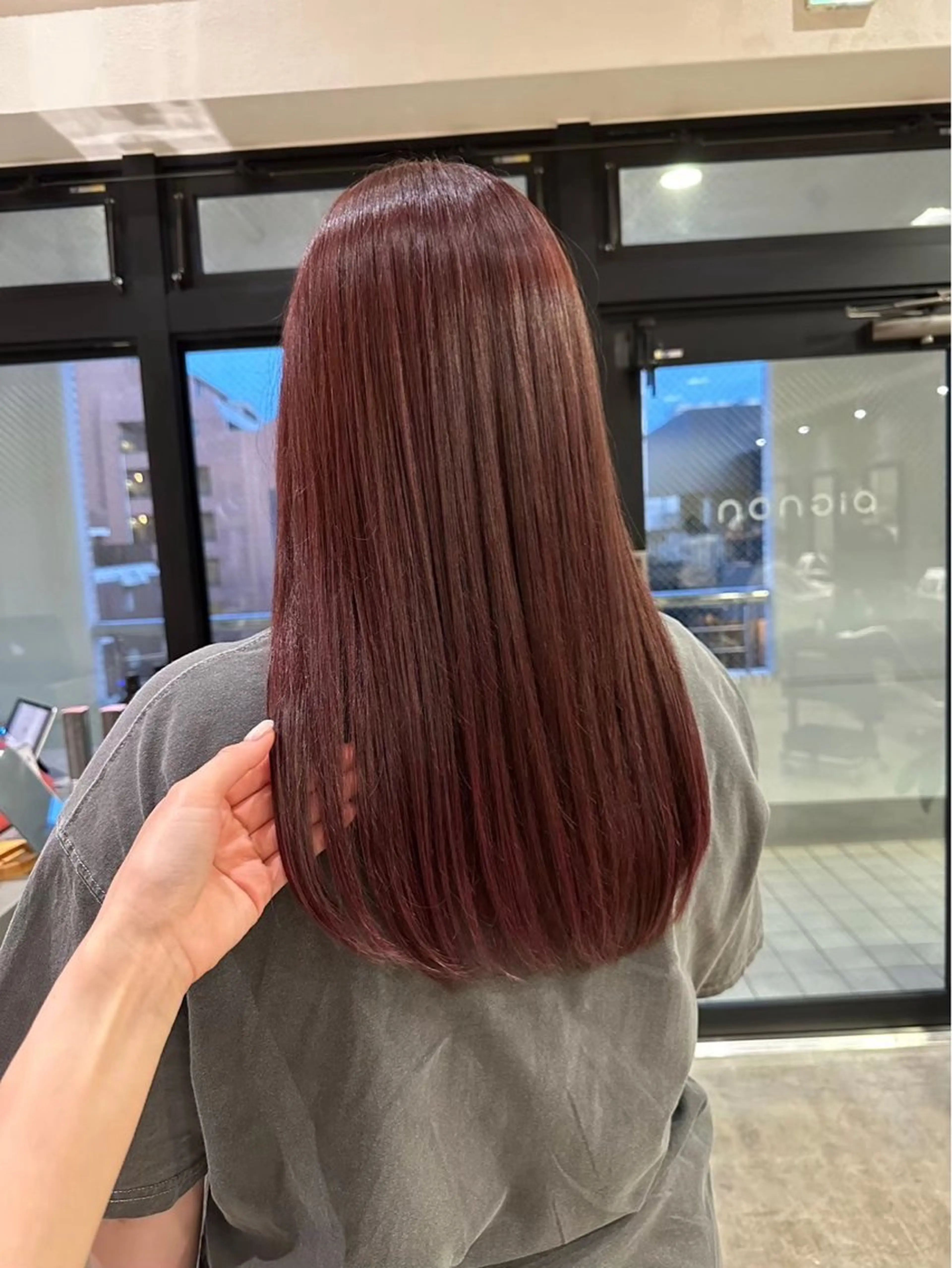 カラー ブリーチ ダブルカラー ブリーチなしカラー ヘアカラー Glimpseあやね 🎀大濠のヘアスタイル