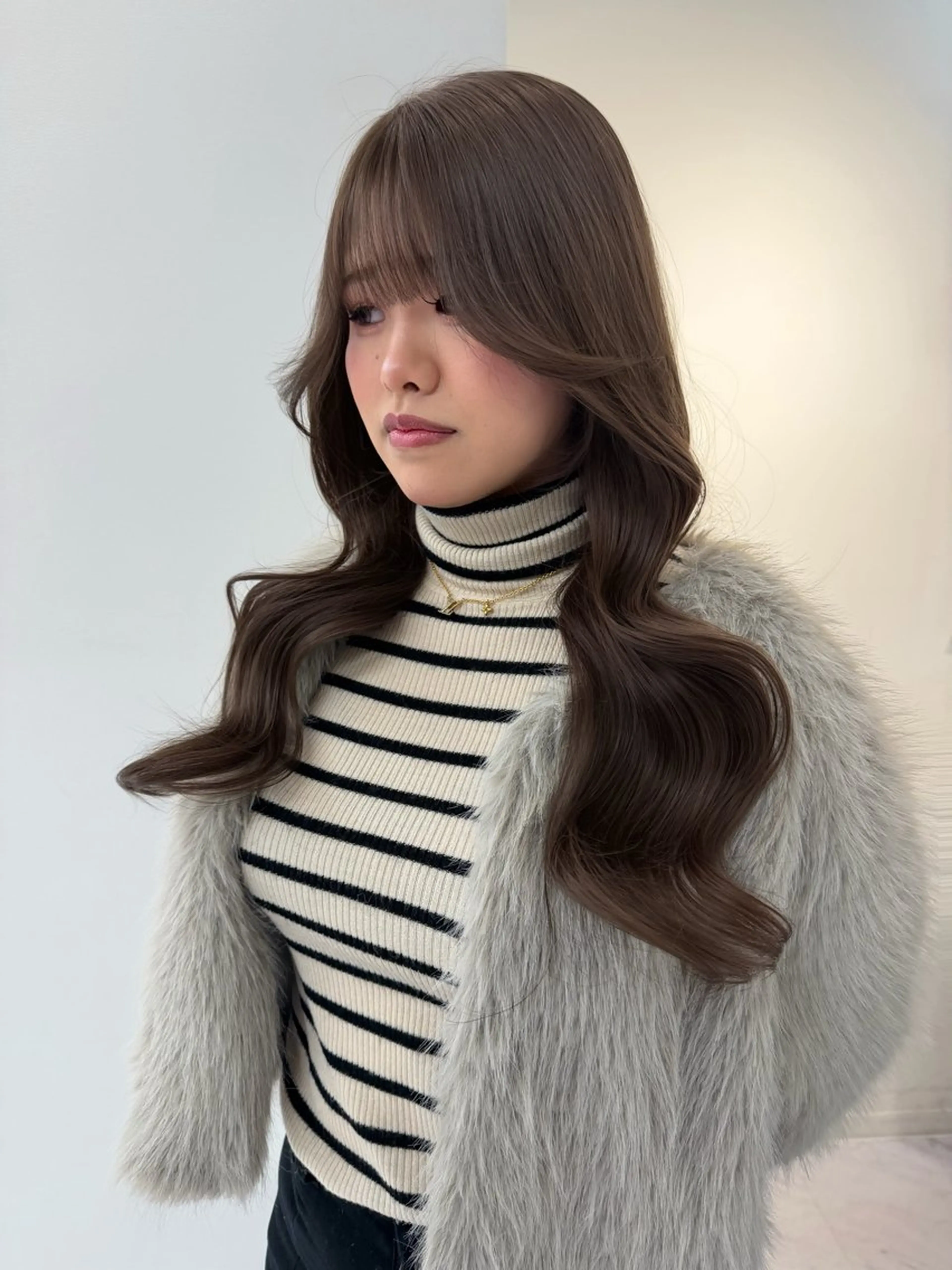 カラー ベージュカラー 透明感カラー ヘアカラー ハイトーン🤍 🎀高橋桜花のヘアスタイル