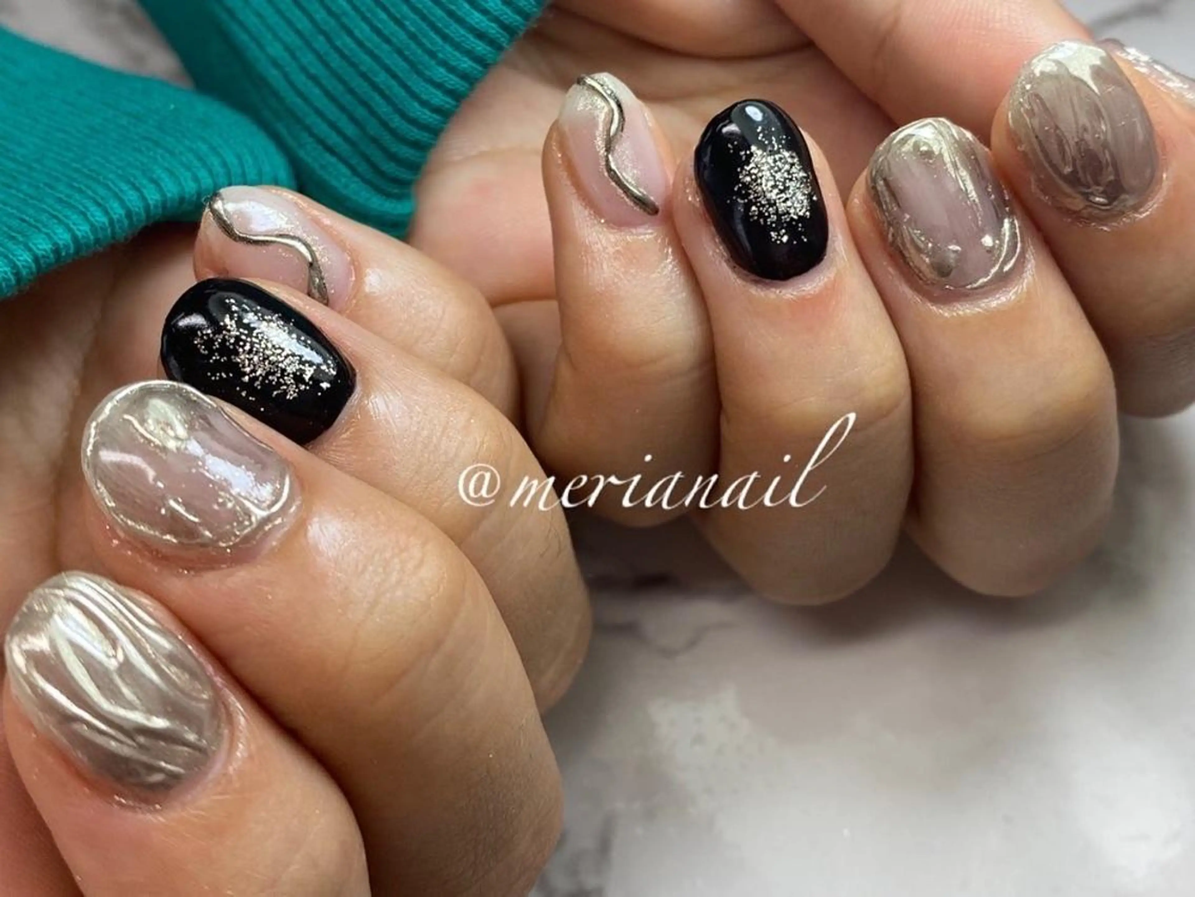 ショート カラー メンズ キッズ ネイル INFINITY所属・INFINITY nailのネイルデザイン