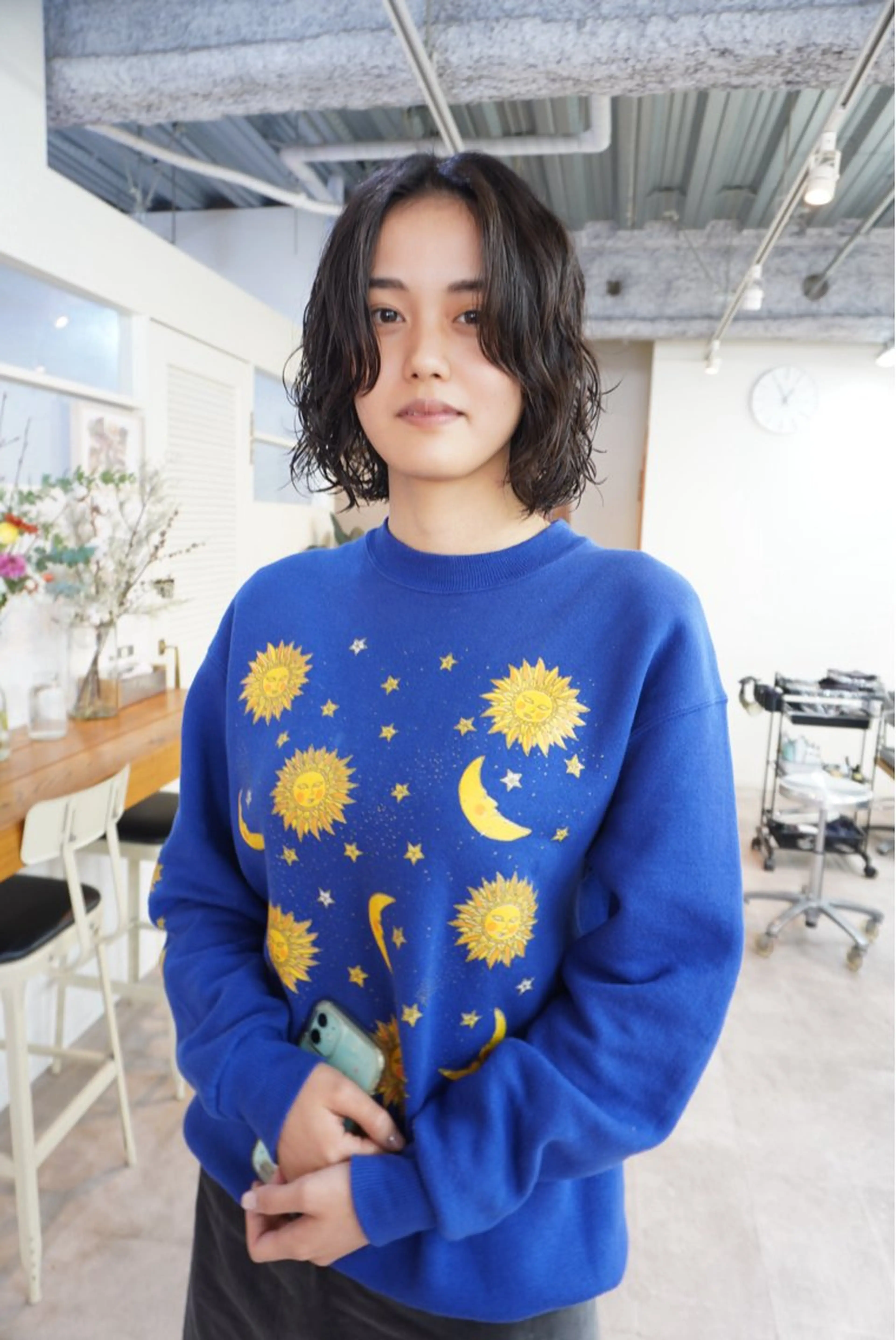 ショート パーマ カット パーマ トリートメント benji仙台所属・KOKI/ ボブ/ パーマ/透明感カラーのヘアスタイル