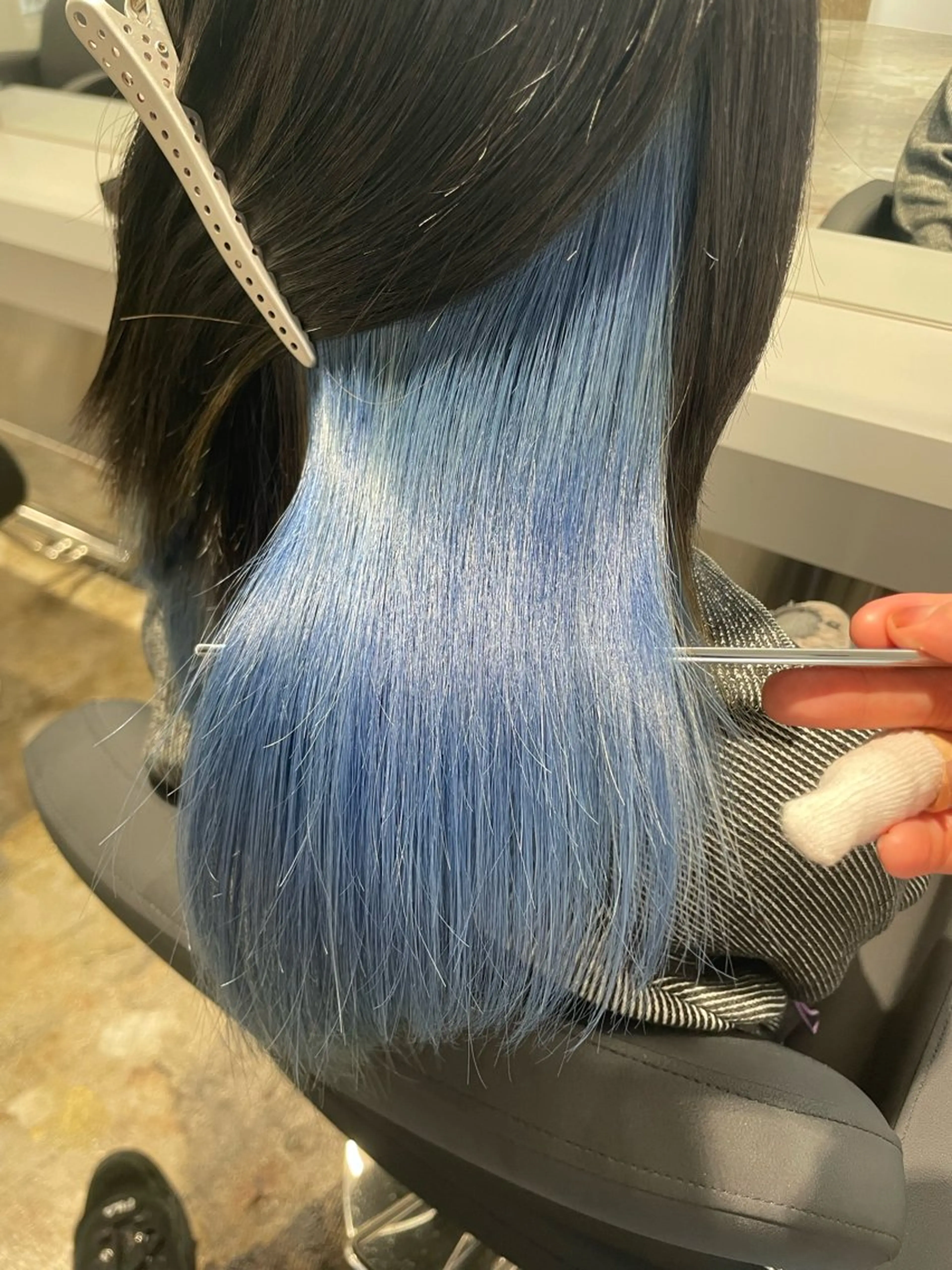 セミロング カラー ブルーカラー 髪質改善/美髪カラー Hiroakiのヘアスタイル