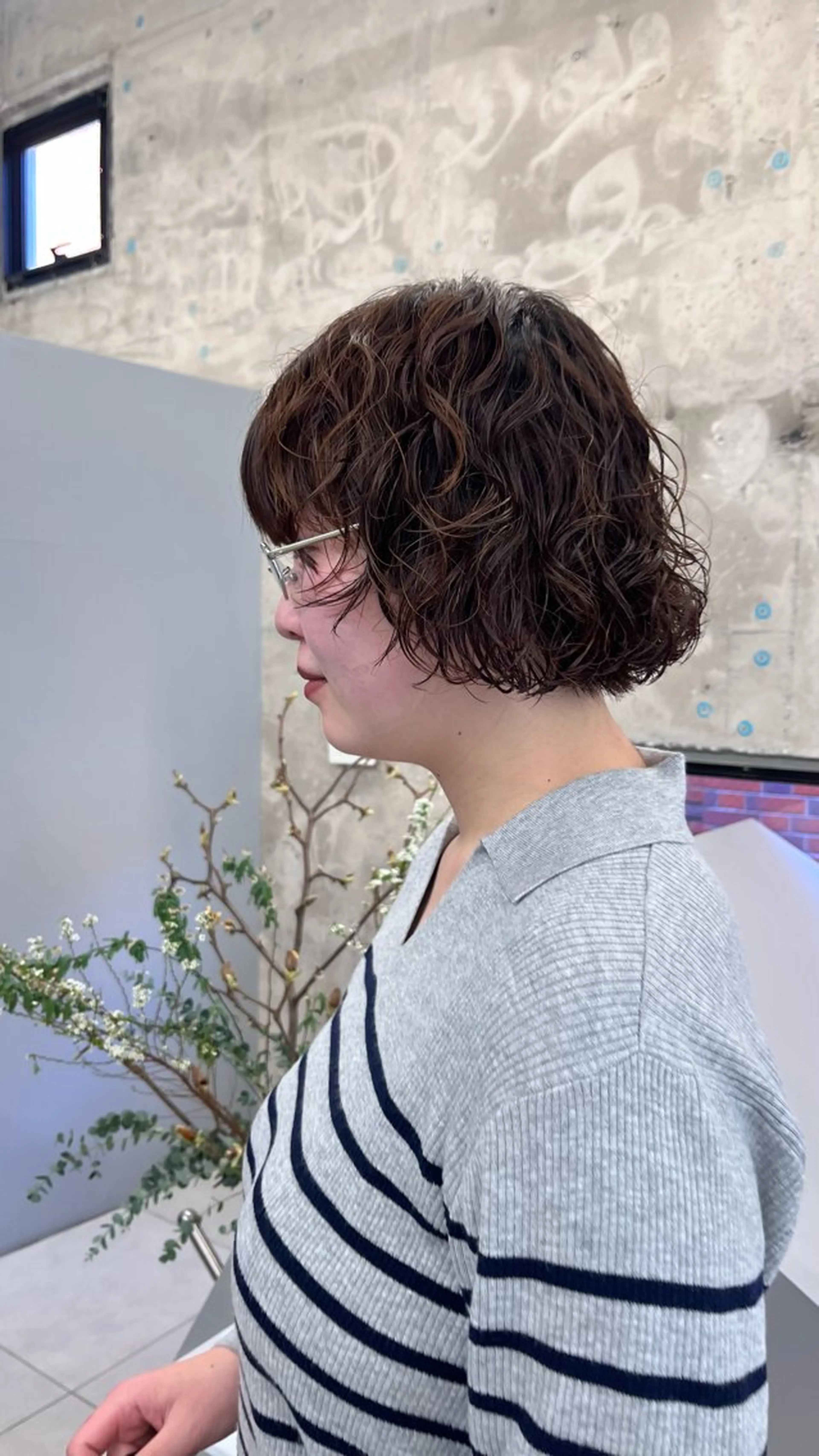 ショート パーマ カット パーマ ヘッドスパ benji 学芸大学所属・🌱洒落てるパーマ 🌱ショート/緒方椋のヘアスタイル