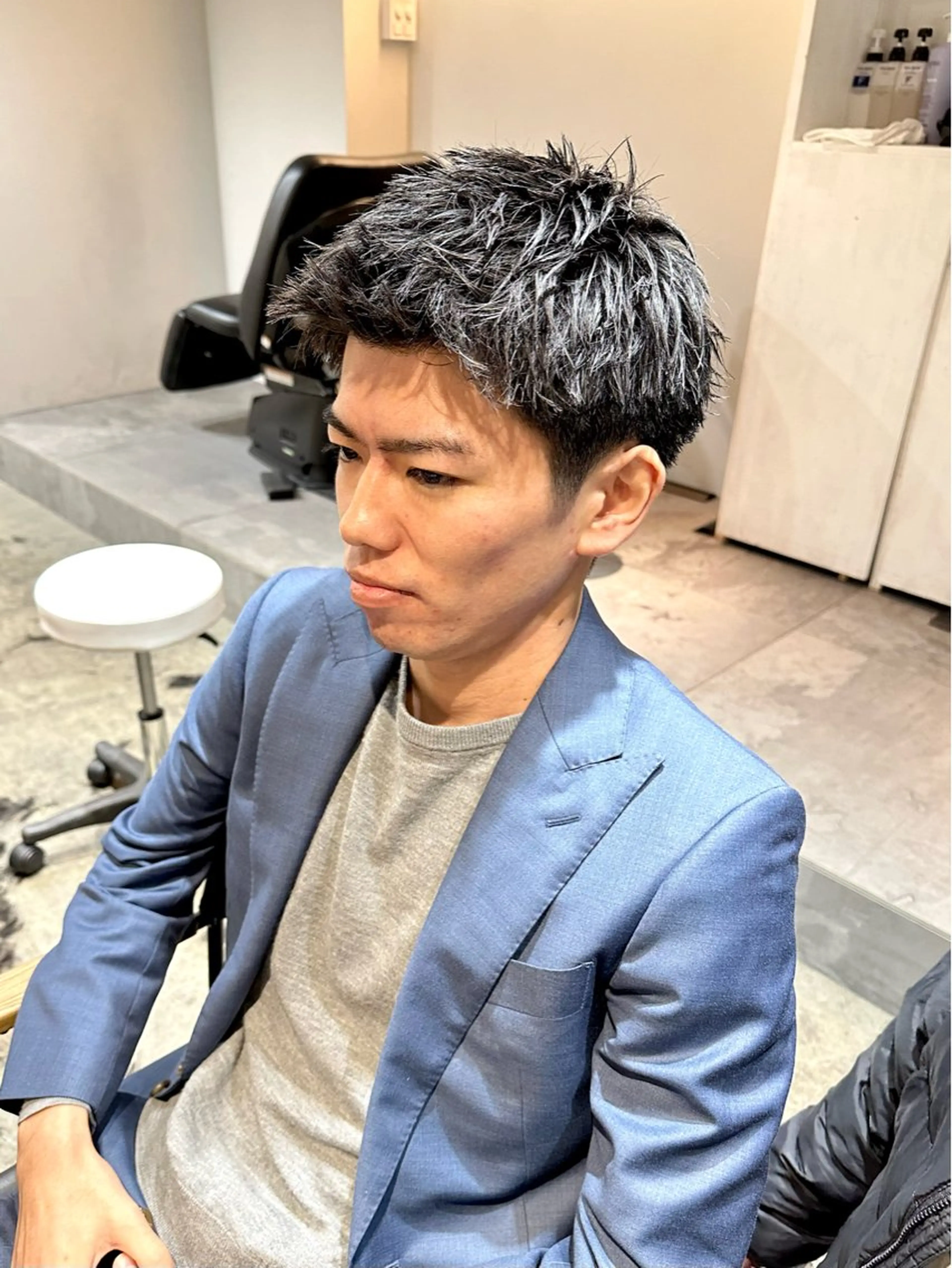 メンズ フェードカット スパイキーショート 刈り上げ カット 骨格補正施術/メンズ 専門美容師/YUYAのヘアスタイル