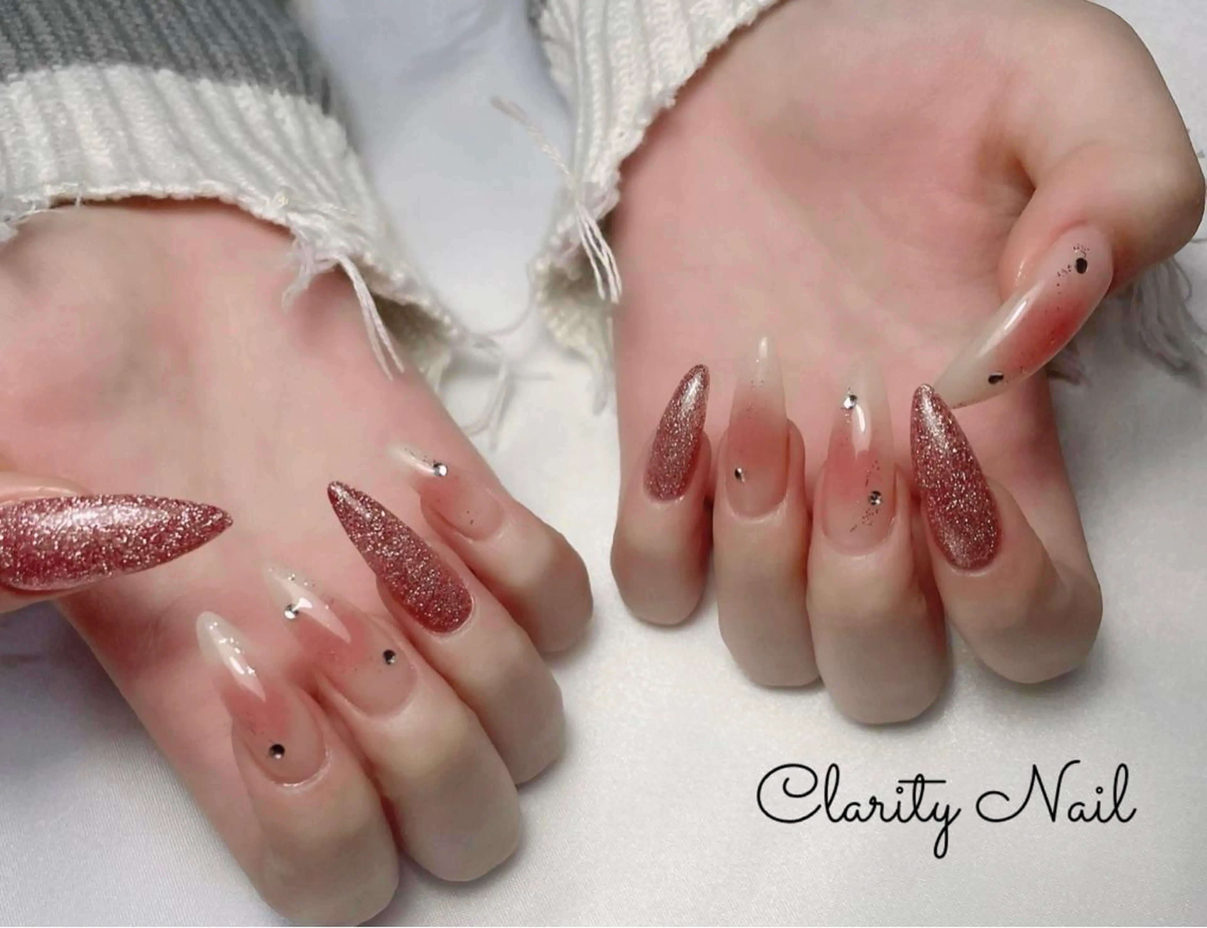 ネイル アートネイル 持ち込み ハンドネイル Clarity Nailのネイルデザイン