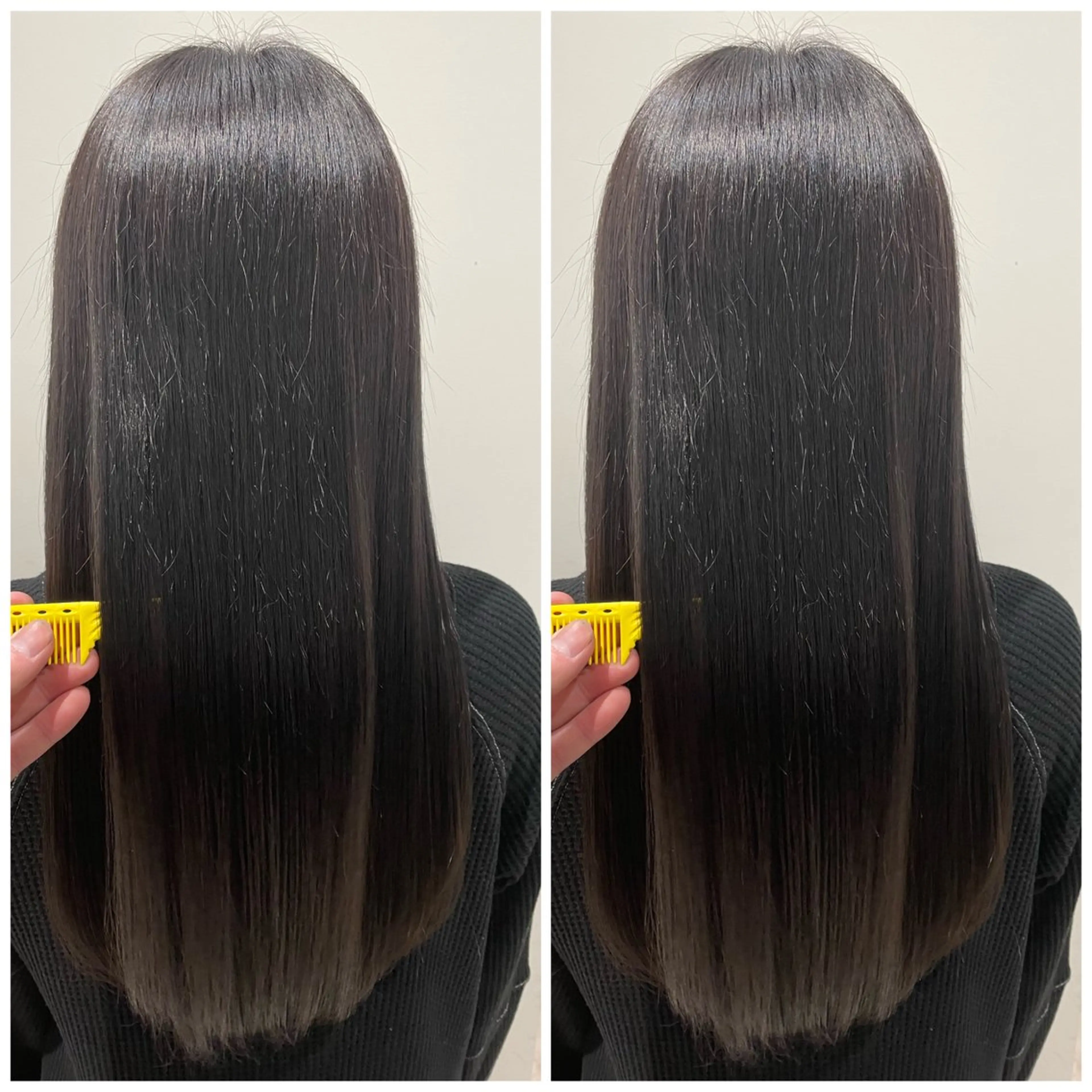 ロング ボブ ハイライト 髪質改善 似合わせカット 縮毛矯正 rosee【ロゼ】所属・🌟髪質改善 平本雄大🌟のヘアスタイル