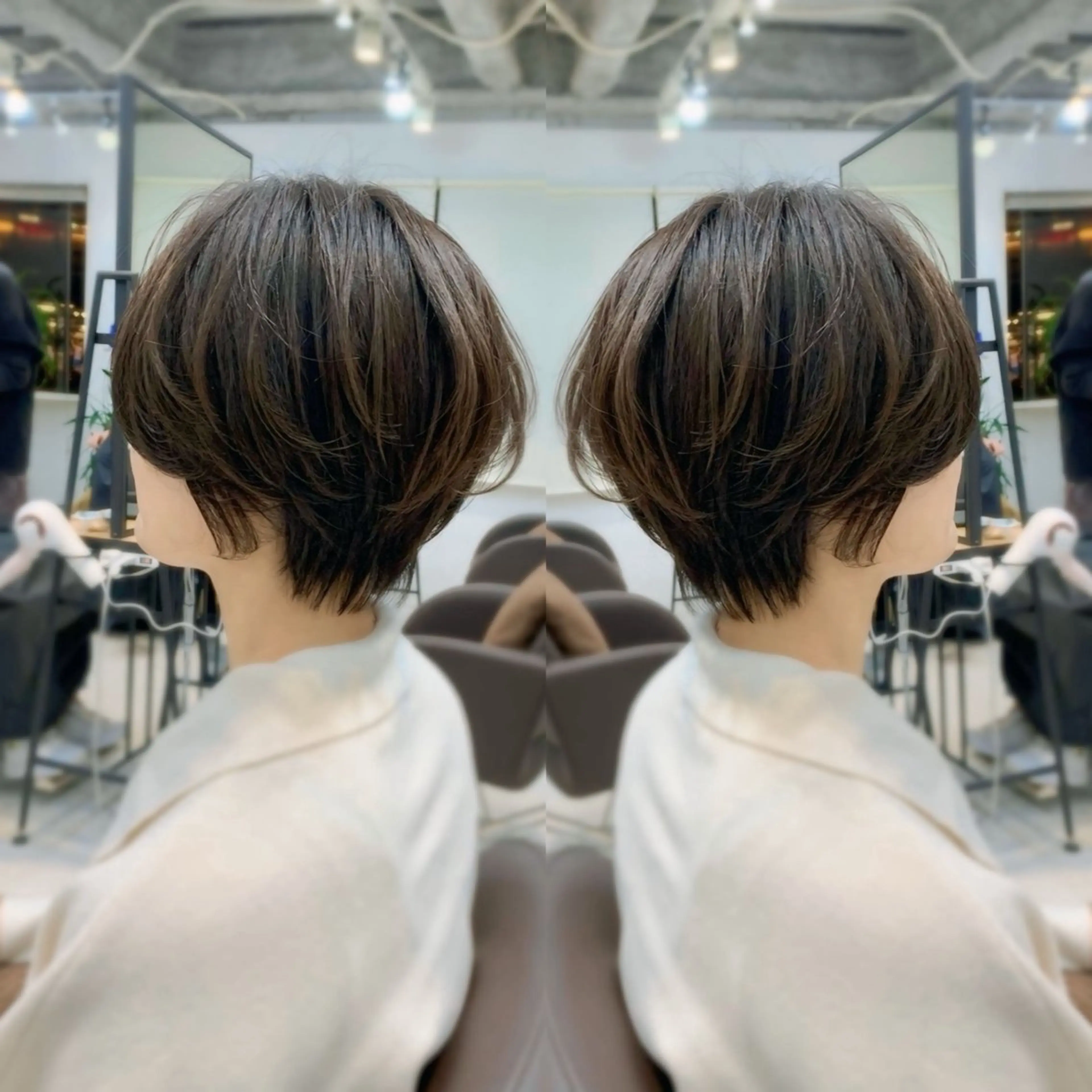 ショート カラー カット ヘアカラー トリートメント 前田 健太のヘアスタイル