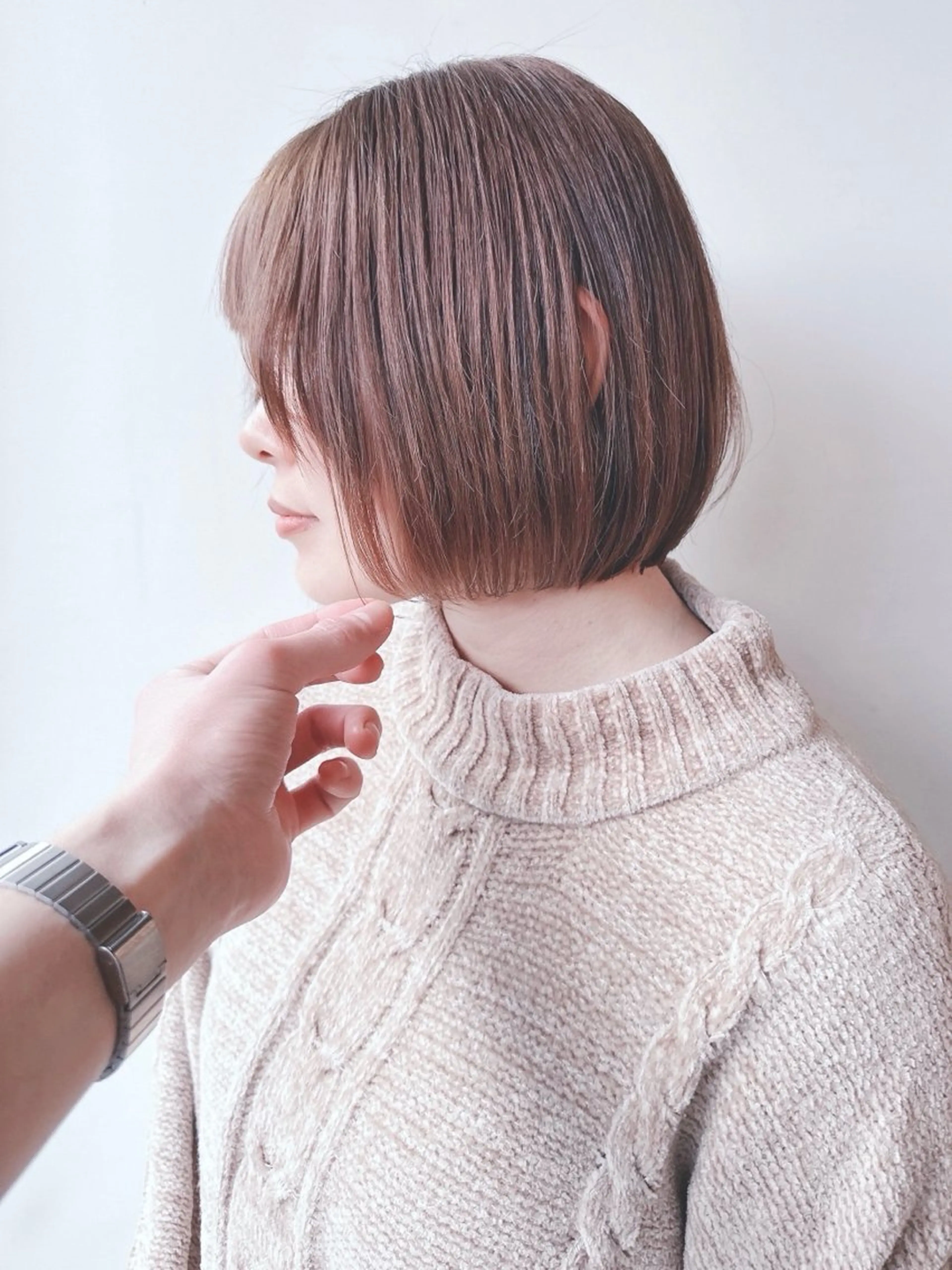 ショート カット ヘッドスパ 小顔ボブ/お悩み解決 /ボブパーマ/とういのヘアスタイル