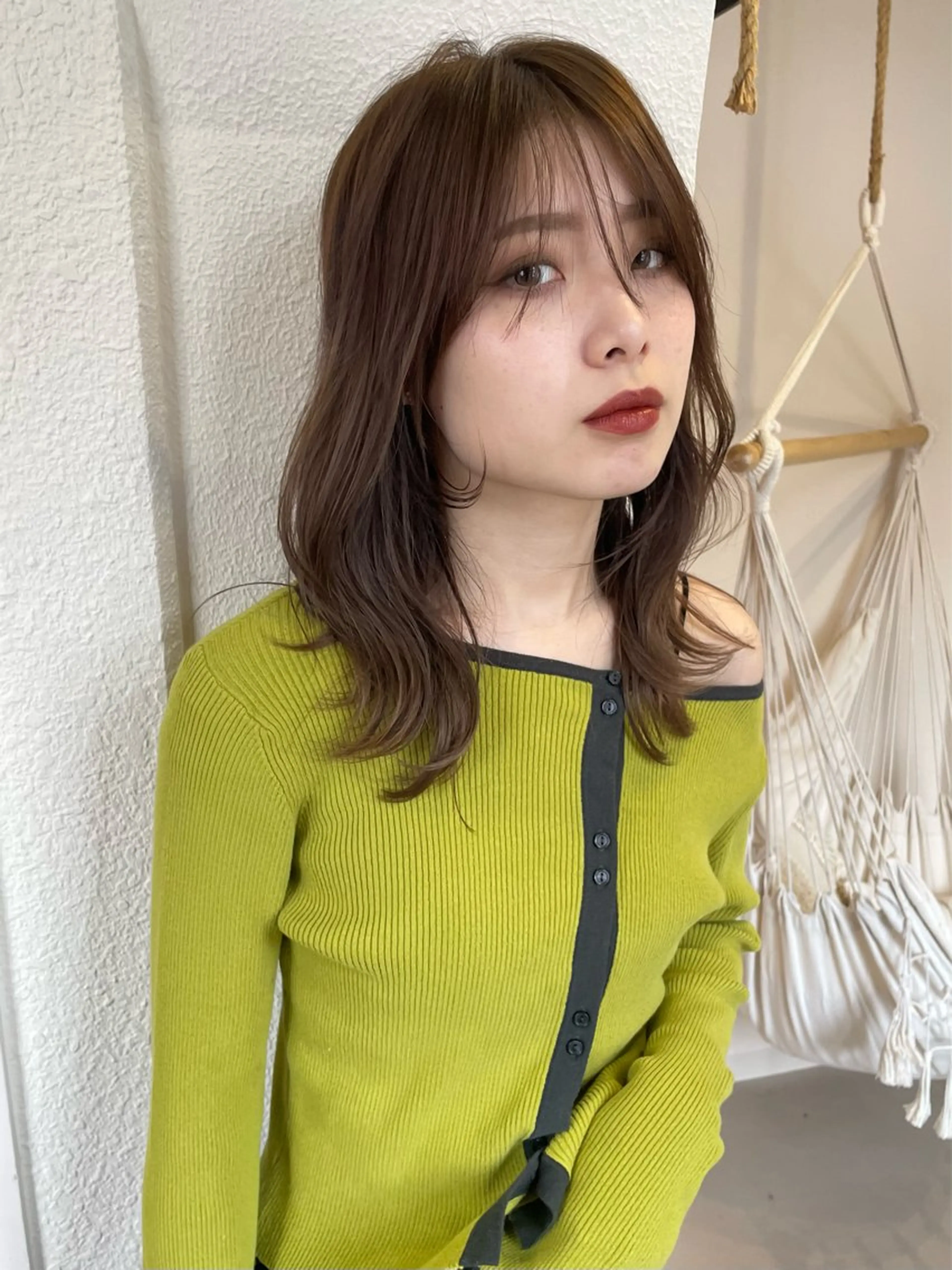 セミロング cocoluana(ココルアナ)所属・韓国風ヘア専門 🇰🇷Noaのヘアスタイル