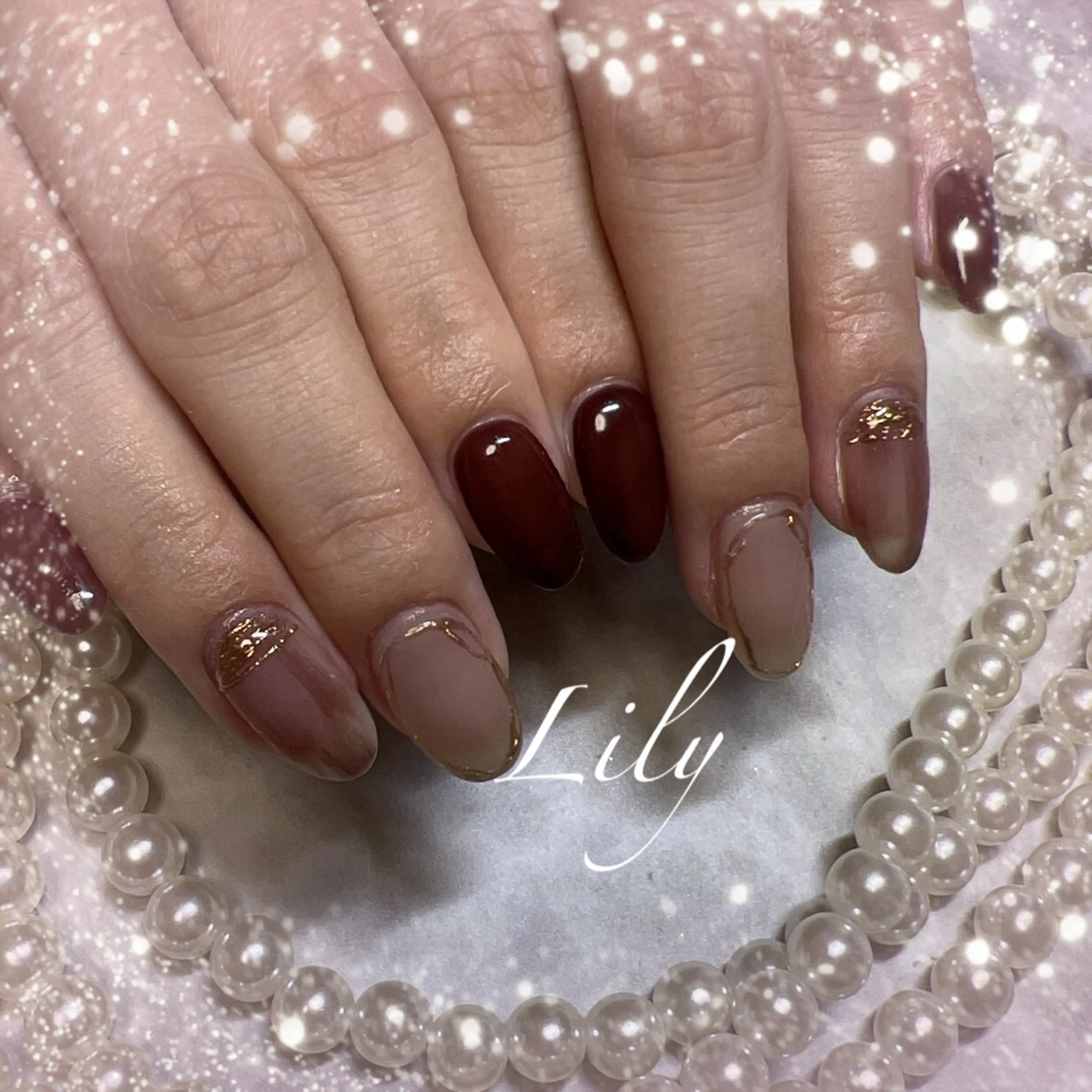 ネイル ハンドネイル Nailsalon Lilyのネイルデザイン