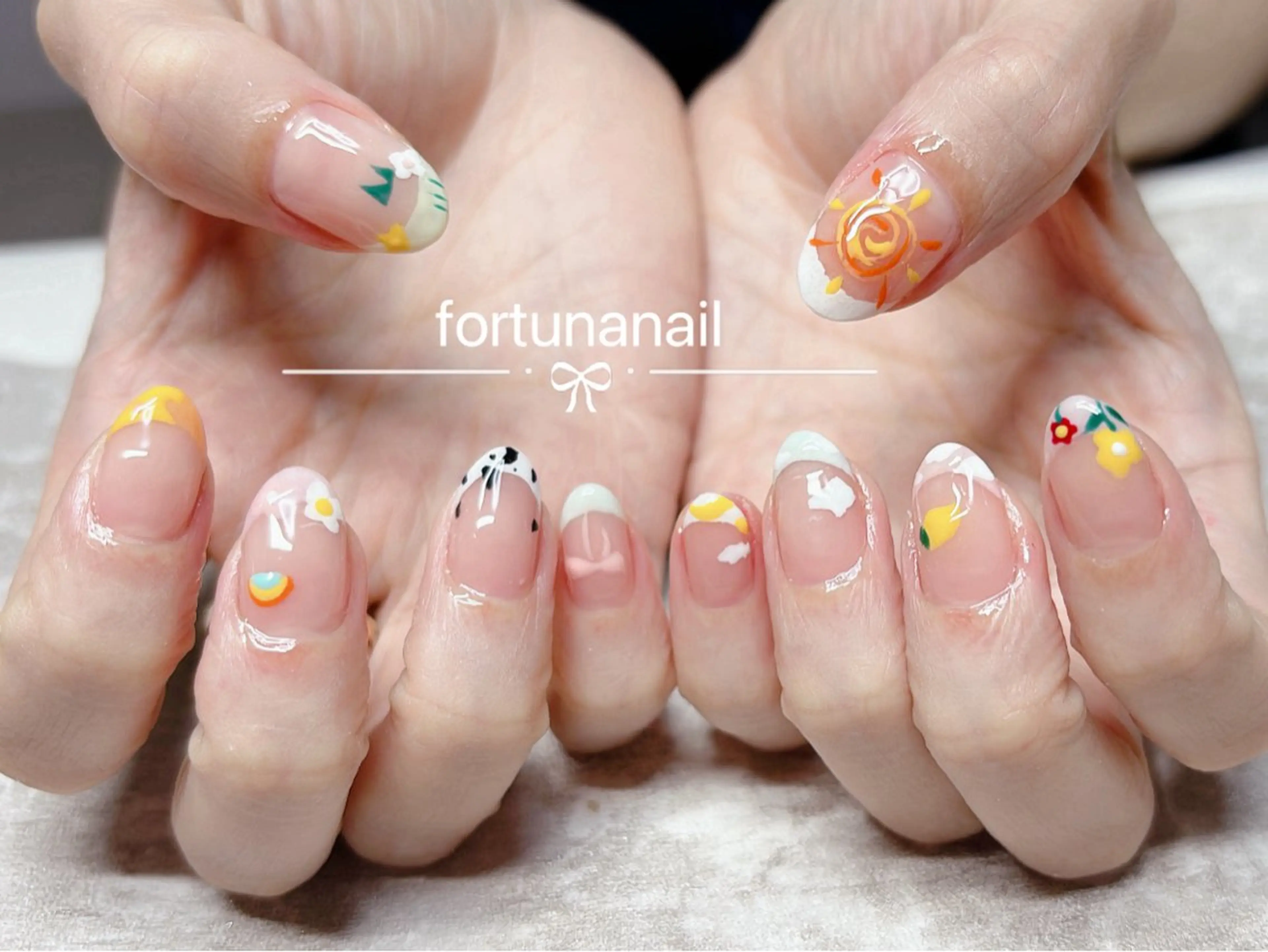 ネイル ハンドネイル ハンドケア Nail •Head スパFortunaのネイルデザイン