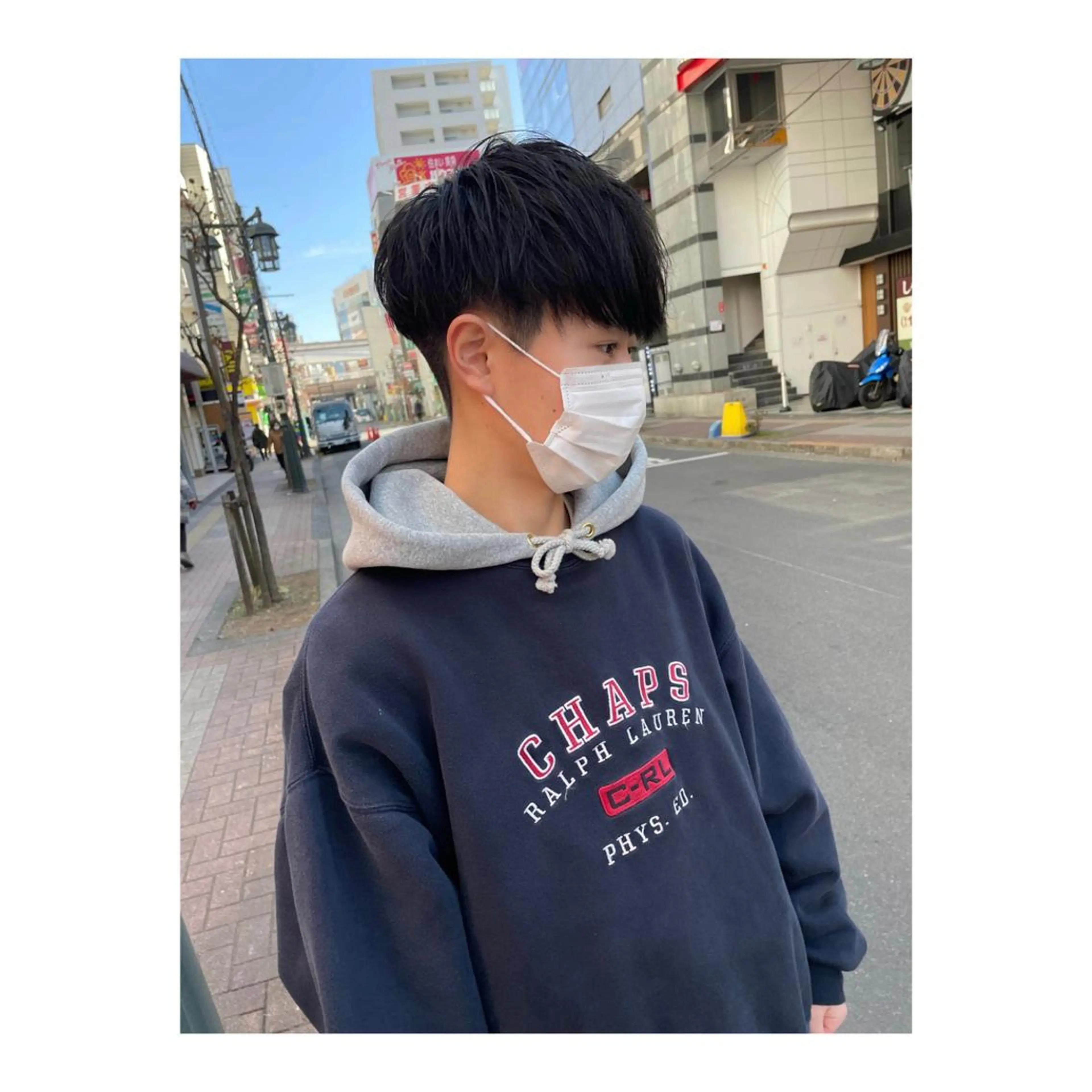 ショート パーマ メンズ ange☞ soutaのヘアスタイル