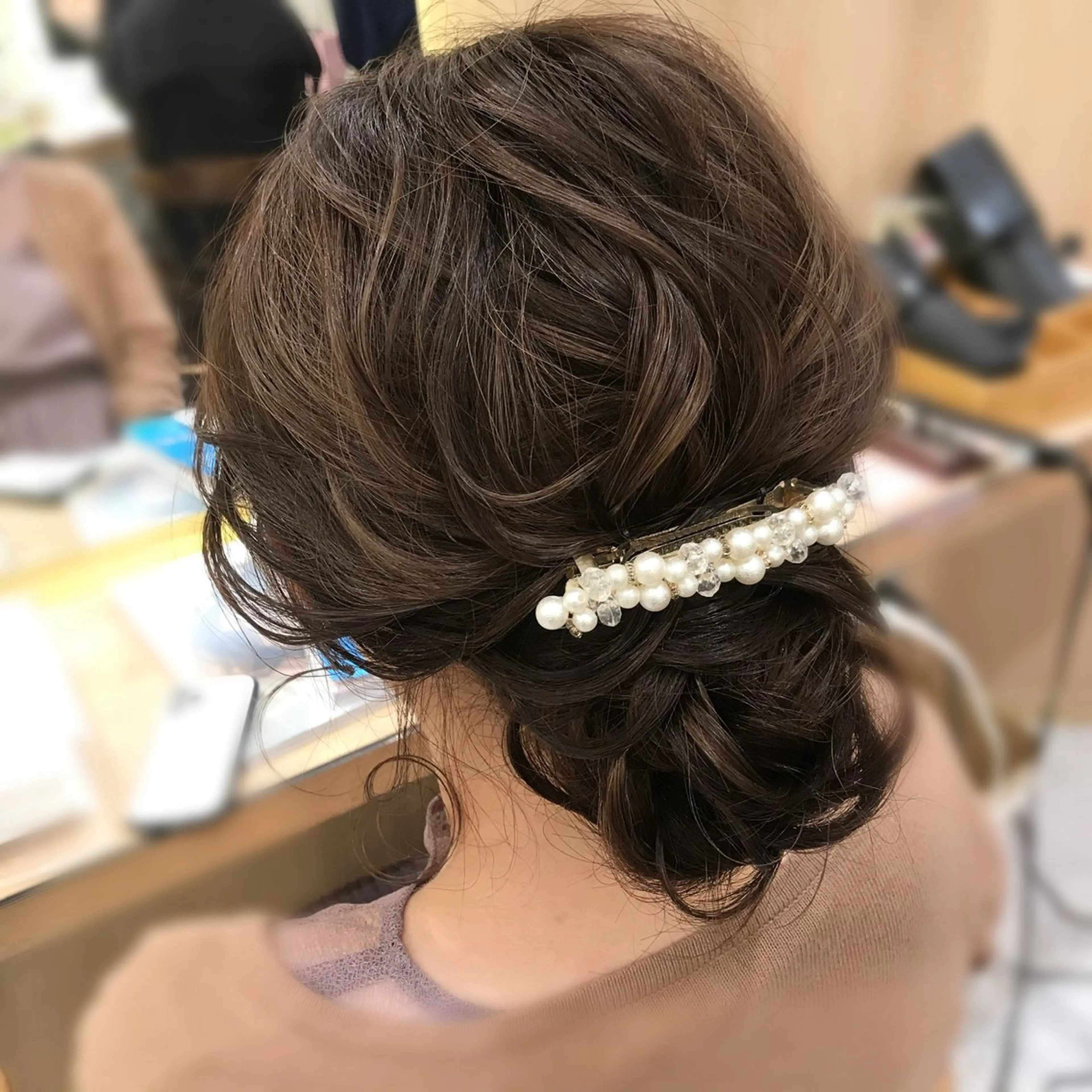 お呼ばれヘアーの写真