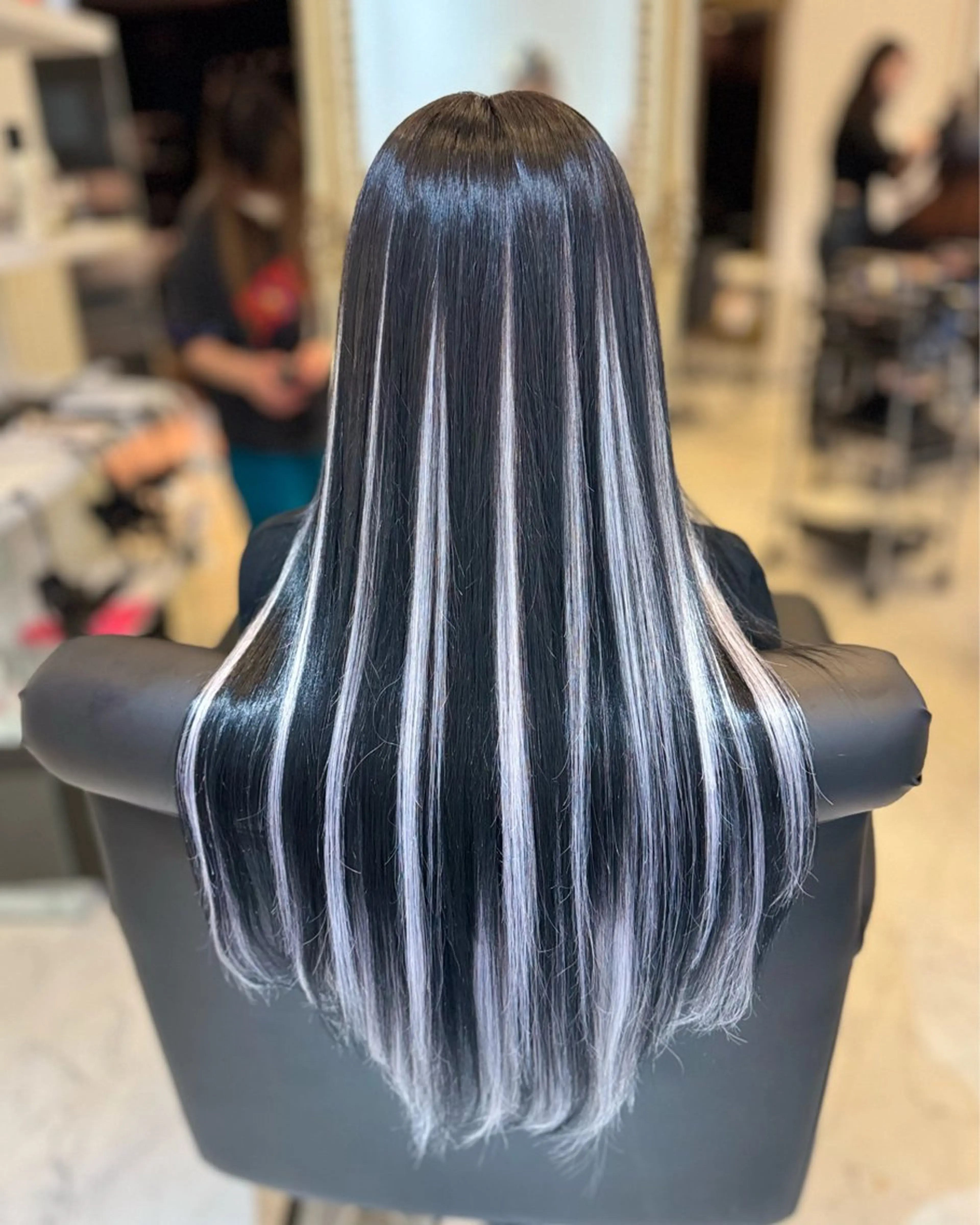 ロング カラー カット ヘアカラー エクステ JADE 💎 Yukiのヘアスタイル