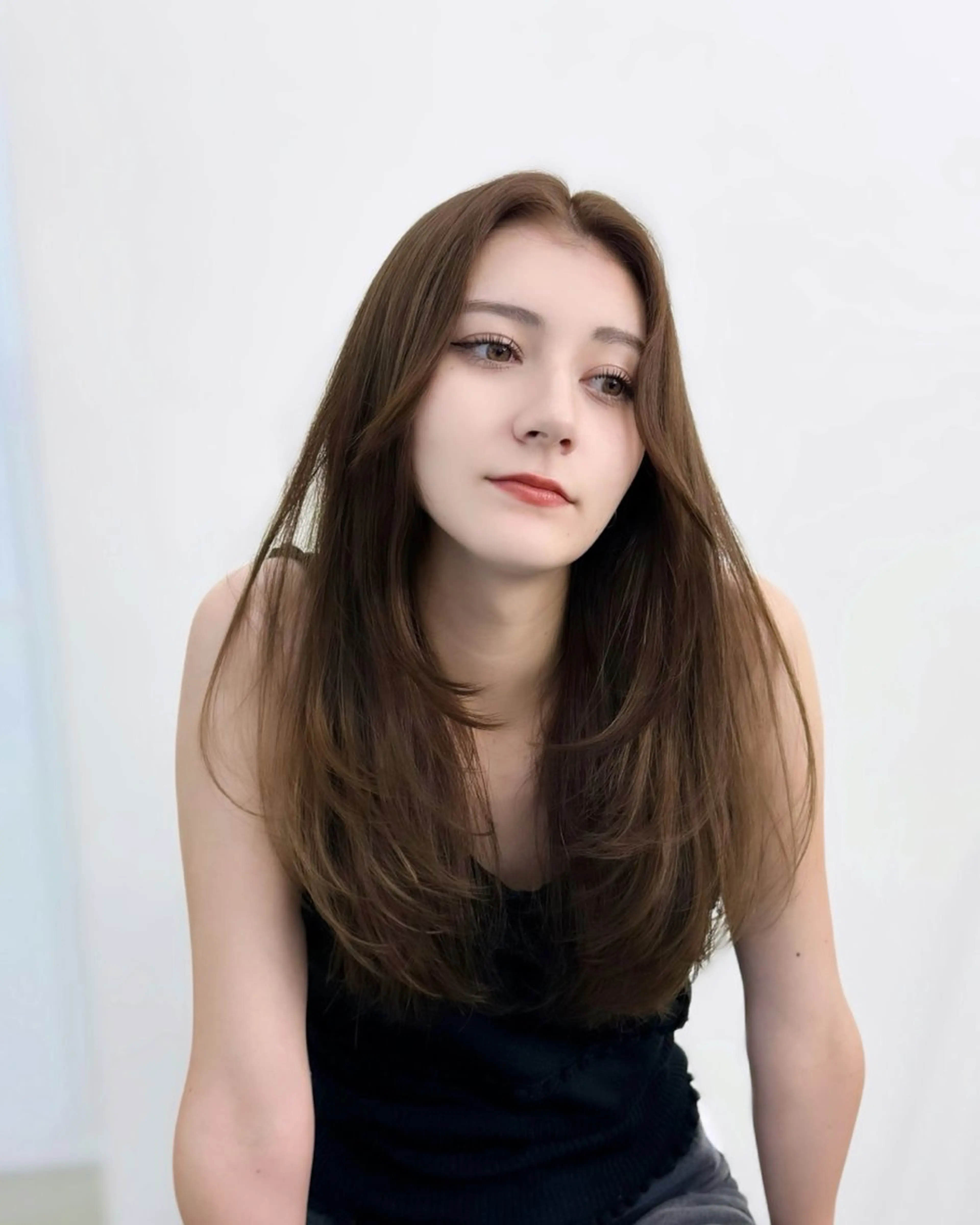 ロング カラー カット ヘアカラー トリートメント 🦋韓国系指名No1 店長/圓山 祐也🦋のヘアスタイル