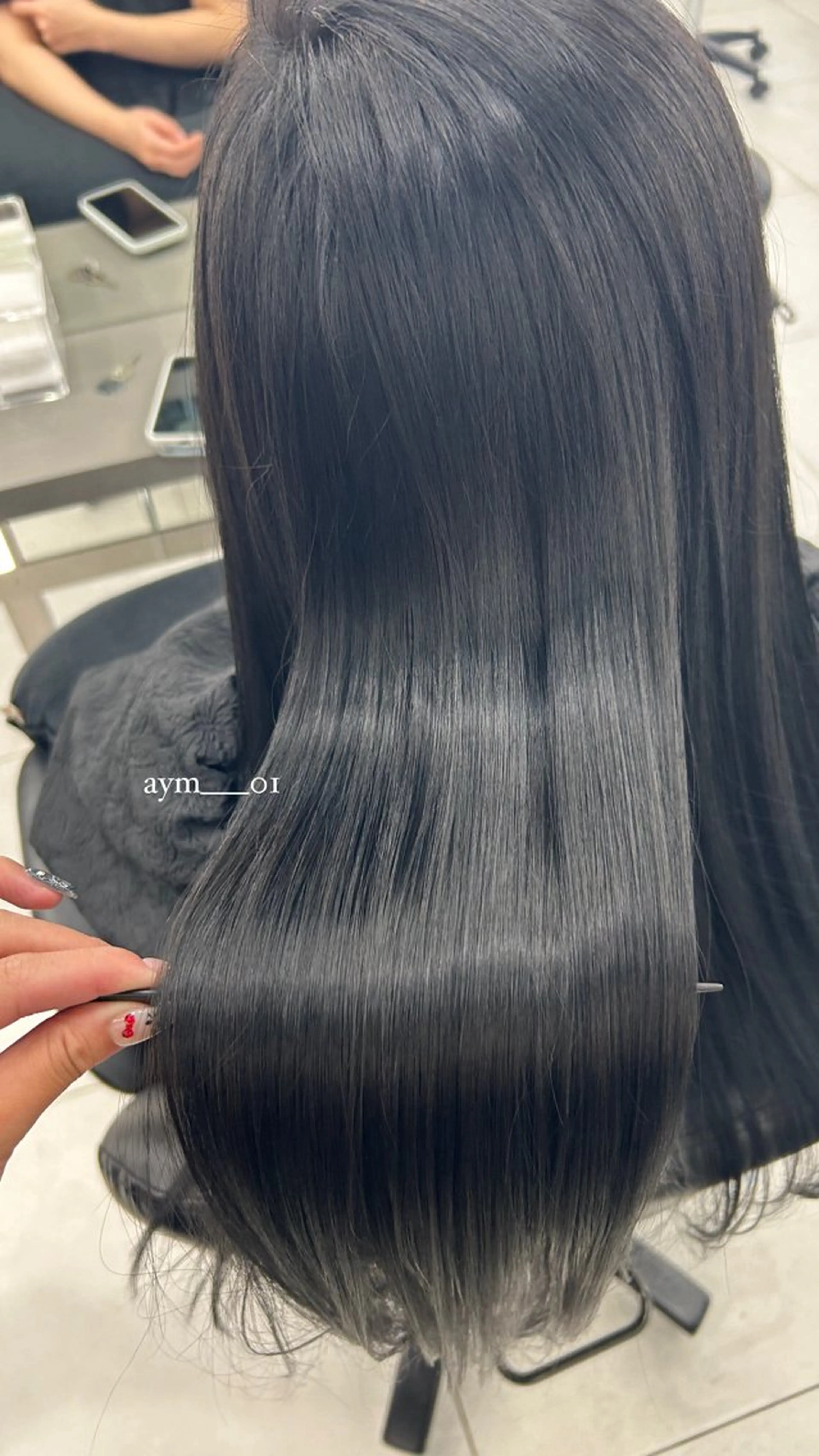 ロング カット ヘアカラー トリートメント 銀座/韓国ヘア🤍 レイヤーAYUMIのヘアスタイル