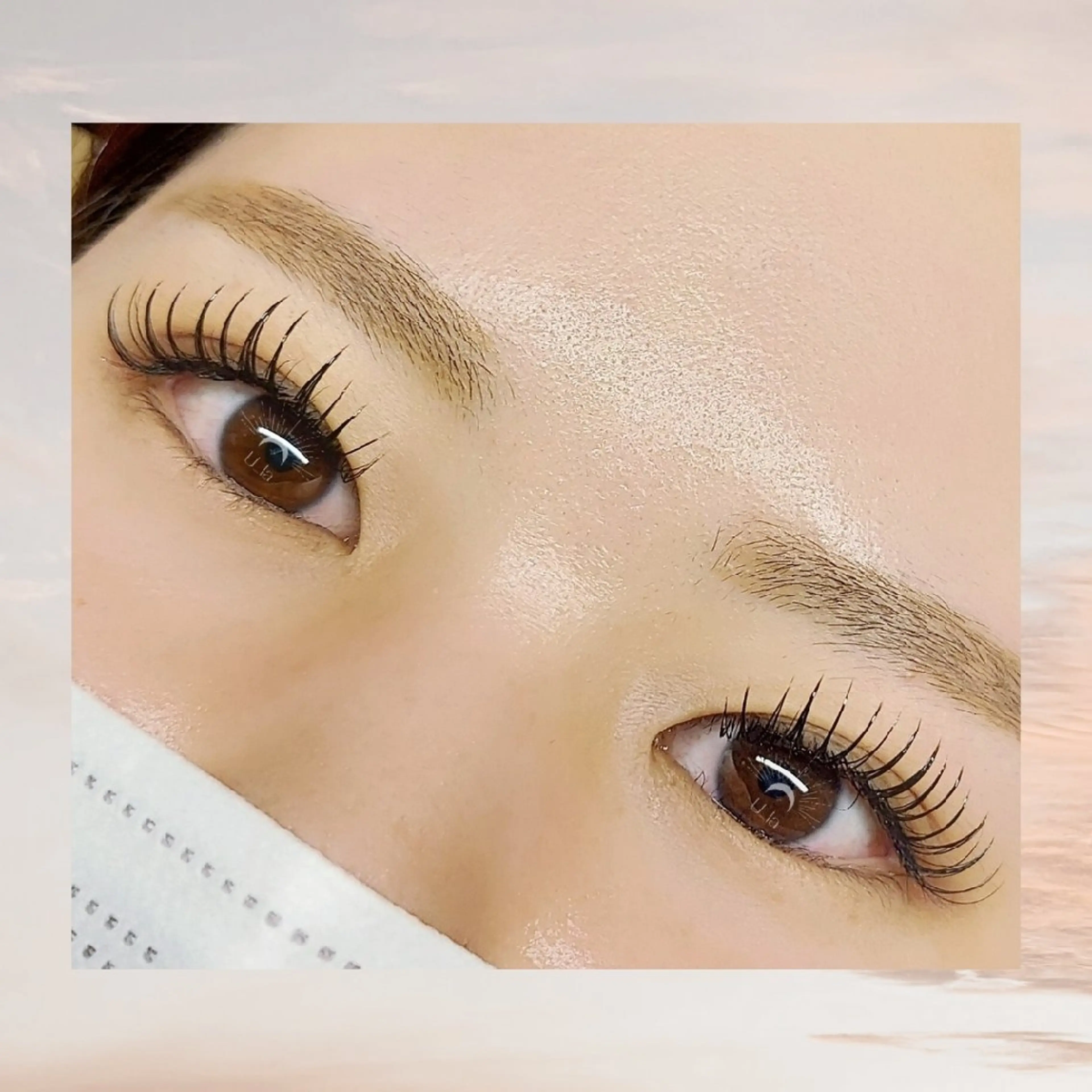 マツエク・マツパ Dカール U_la所属・U_la [ウーラ] 片岡の眉毛・アイブロウイメージ