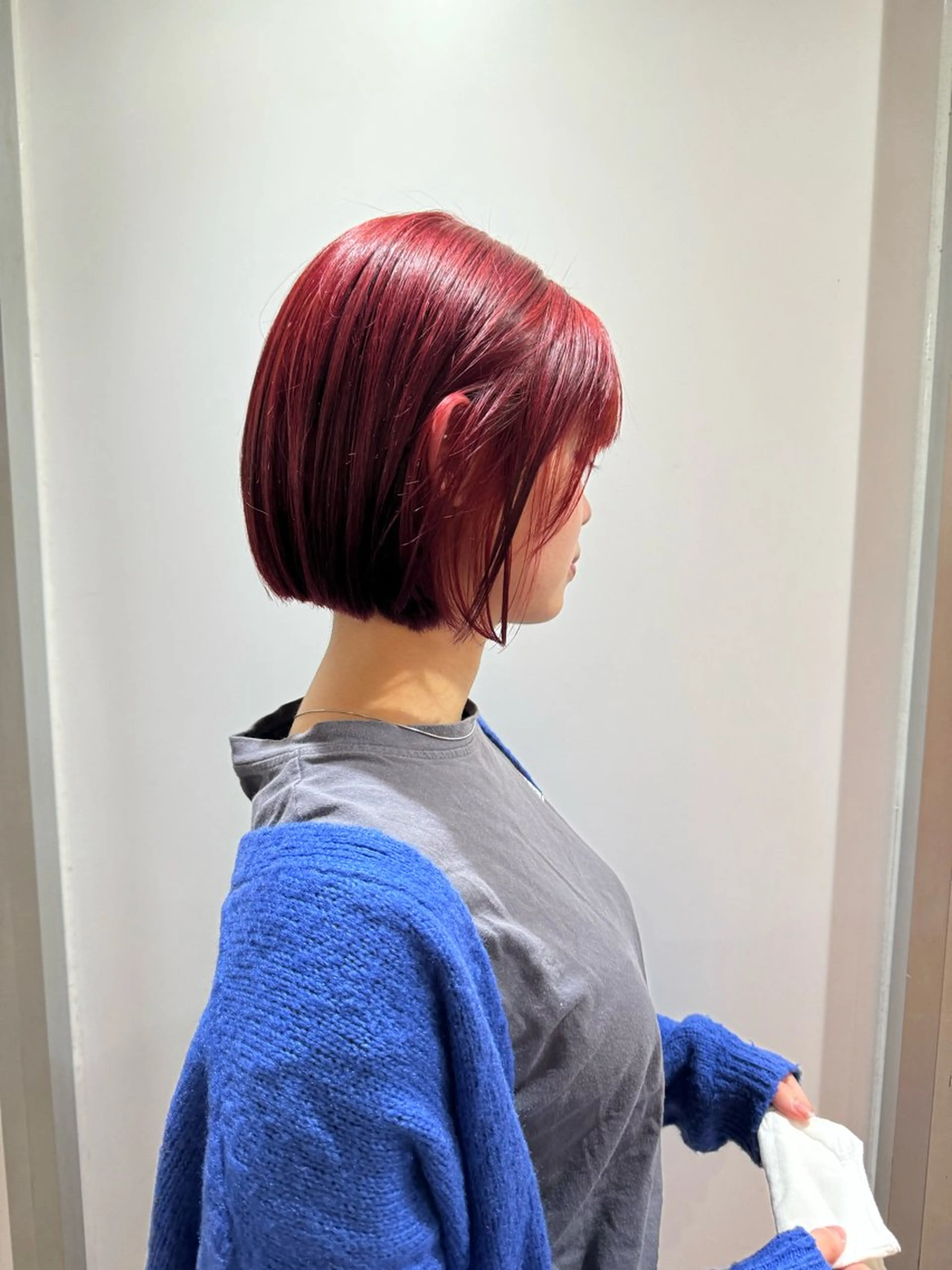 ショート モリオフロムロンドン原宿本店所属・ショート/ボブ/ハイ トーン/Nanahaのヘアスタイル