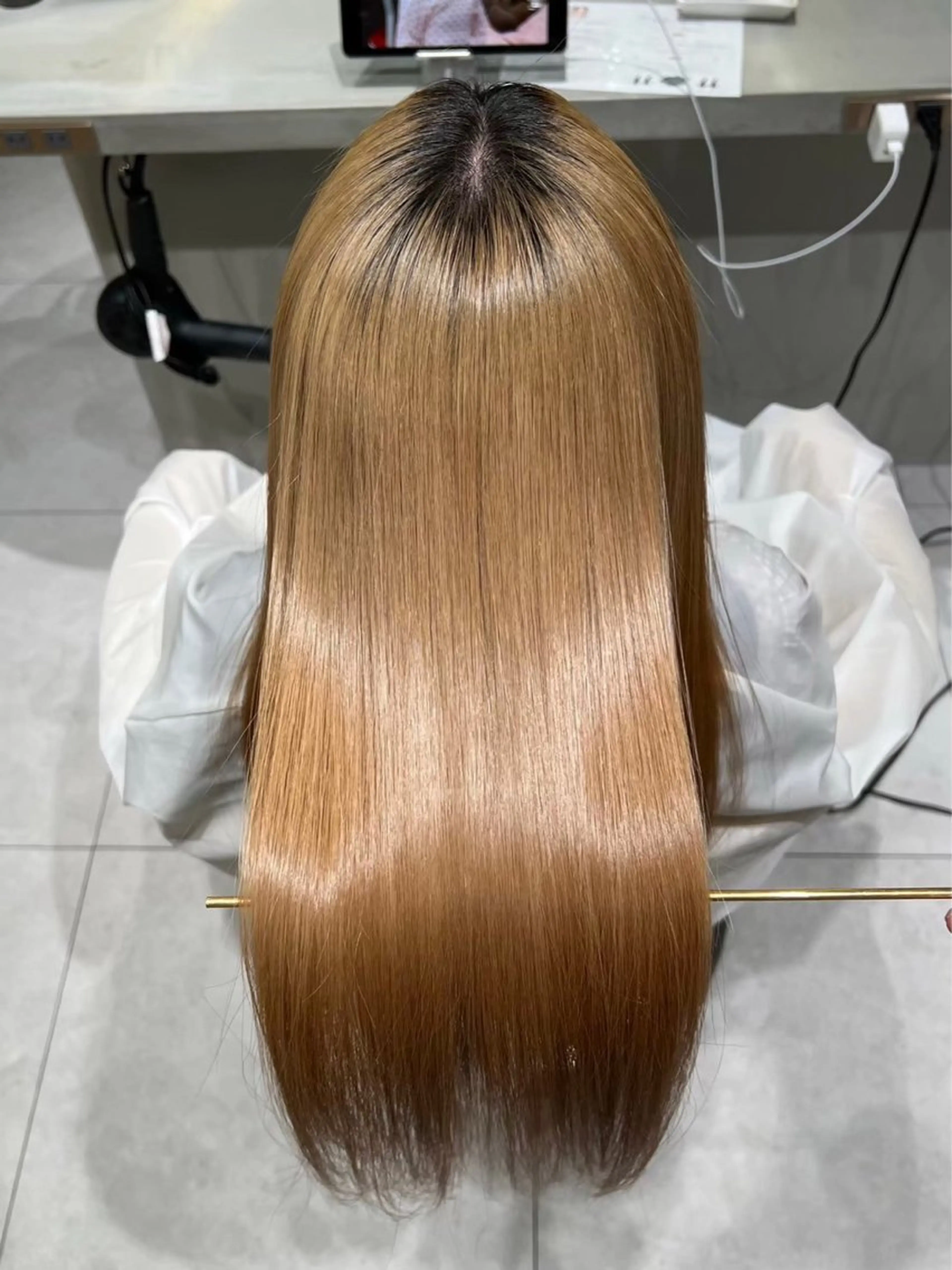 ロング カット 縮毛矯正 トリートメント 💎髪質改善💎 LondMeliaのヘアスタイル