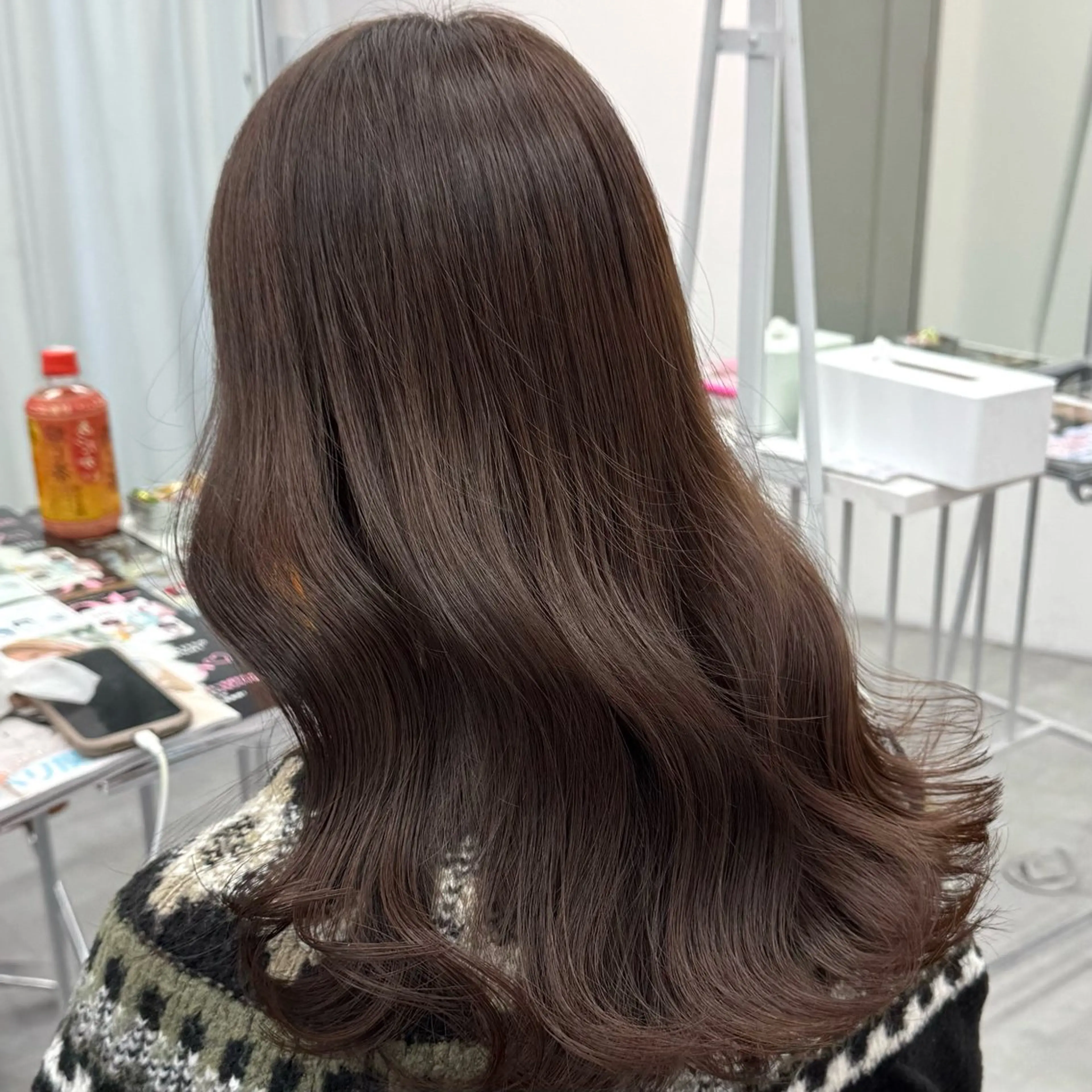 ロング カラー ヘアアレンジ ヘアカラー ブリーチなしカラー /新百合ヶ丘/安形翔のヘアスタイル