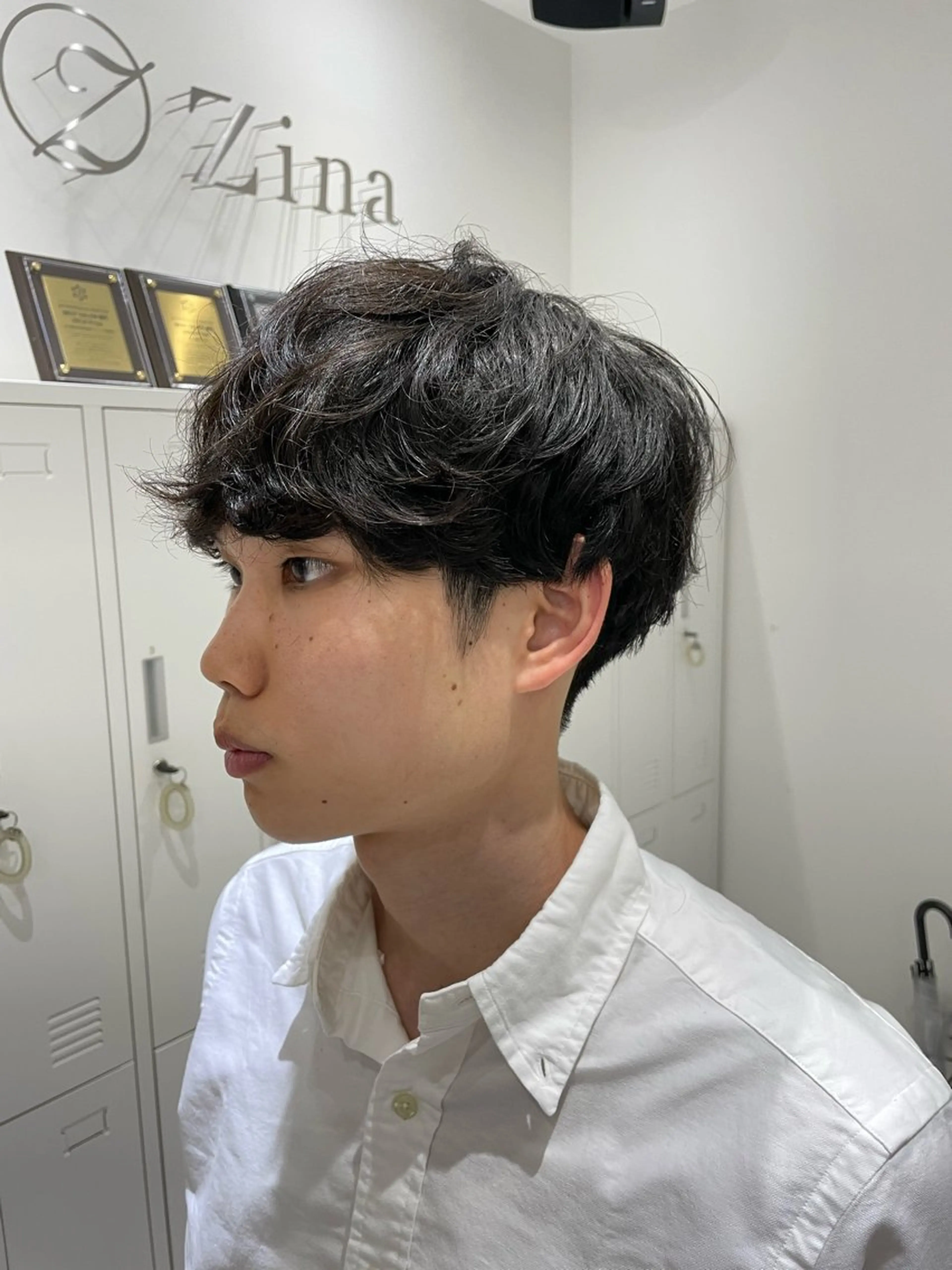 パーマ メンズ Tink　天神店所属・今村賢治/メンズ/ レイヤー✨艶カラーのヘアスタイル