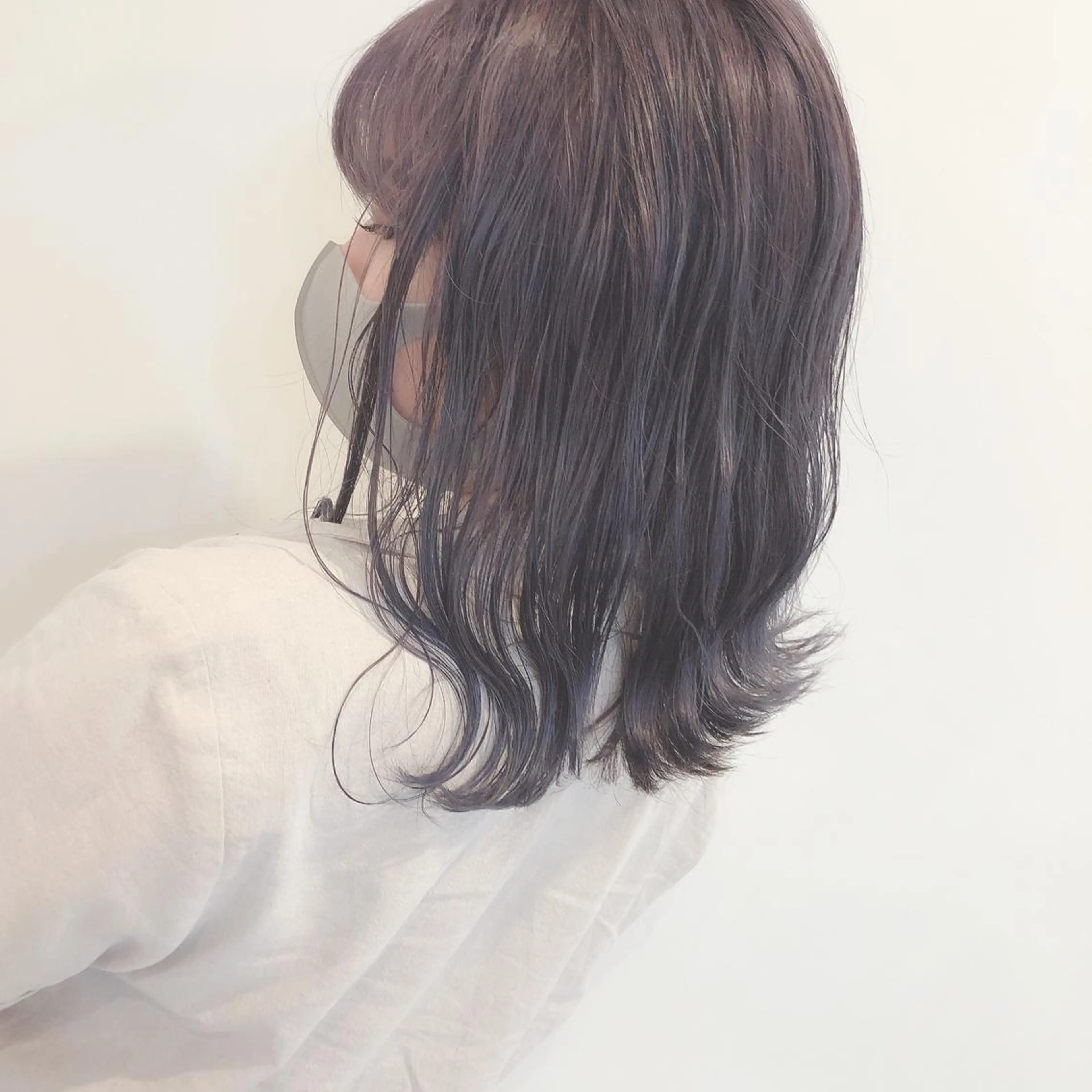 セミロング カラー 田中 美優のヘアスタイル