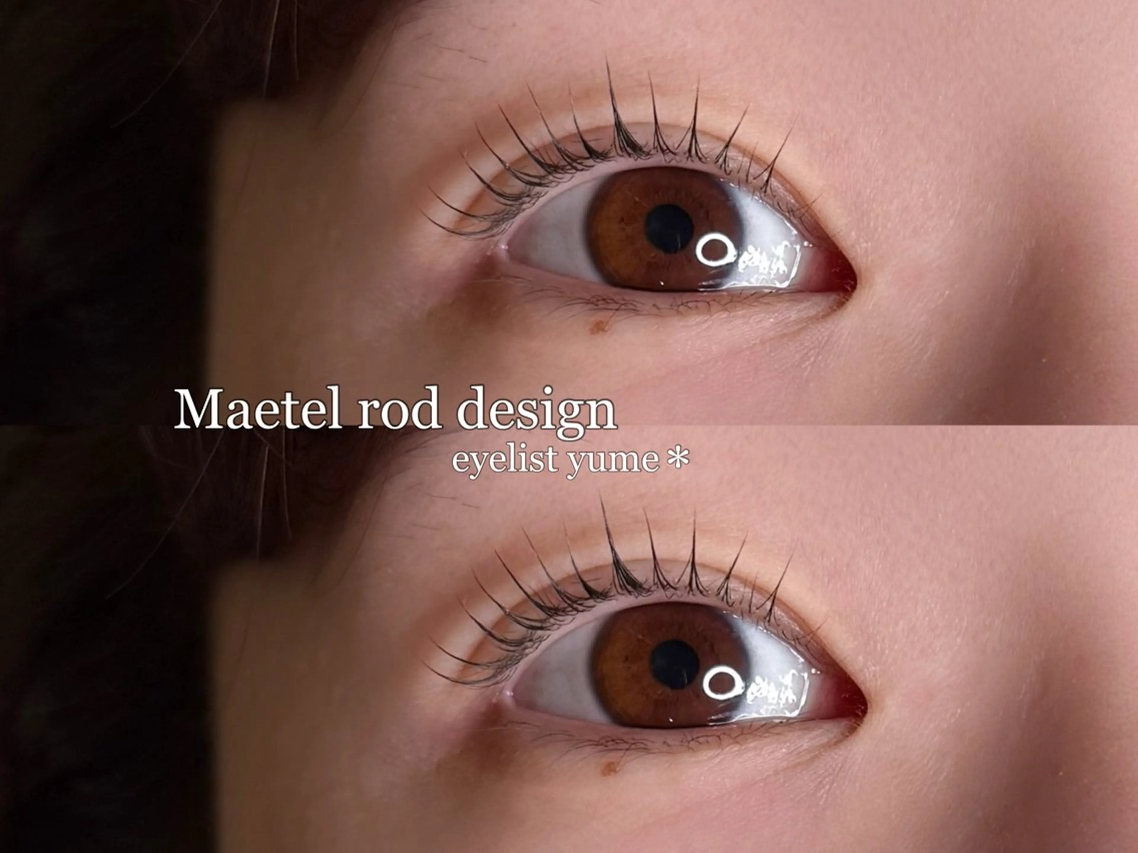 マツエク・マツパ マツパ M3 NAIL,EYELASH AND EYEBLOW【エムスリー】所属・M3【エムスリー】 yume🤎🪄のマツエク・マツパデザイン