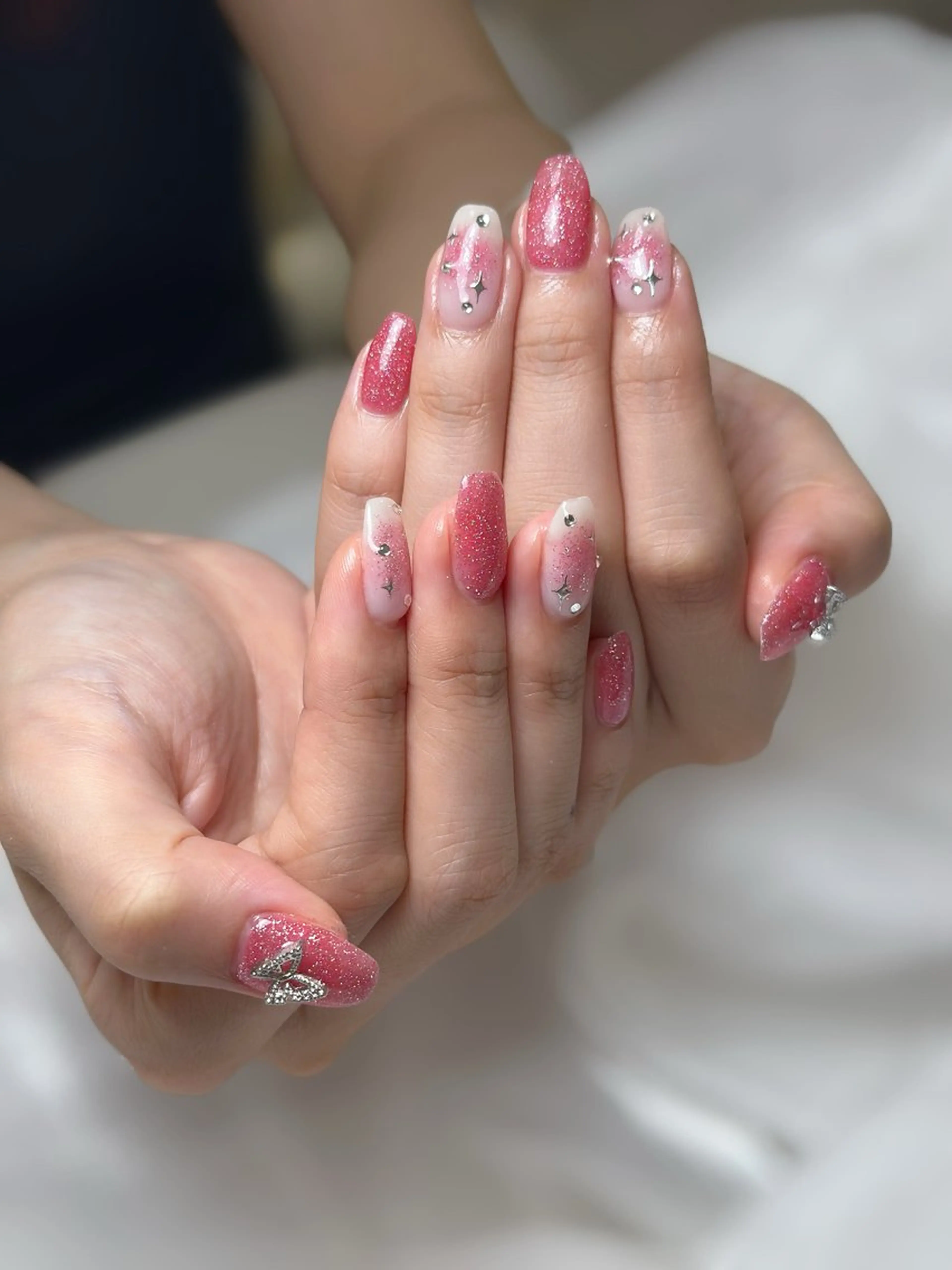 ネイル ハンドネイル Maggie nailクロのネイルデザイン