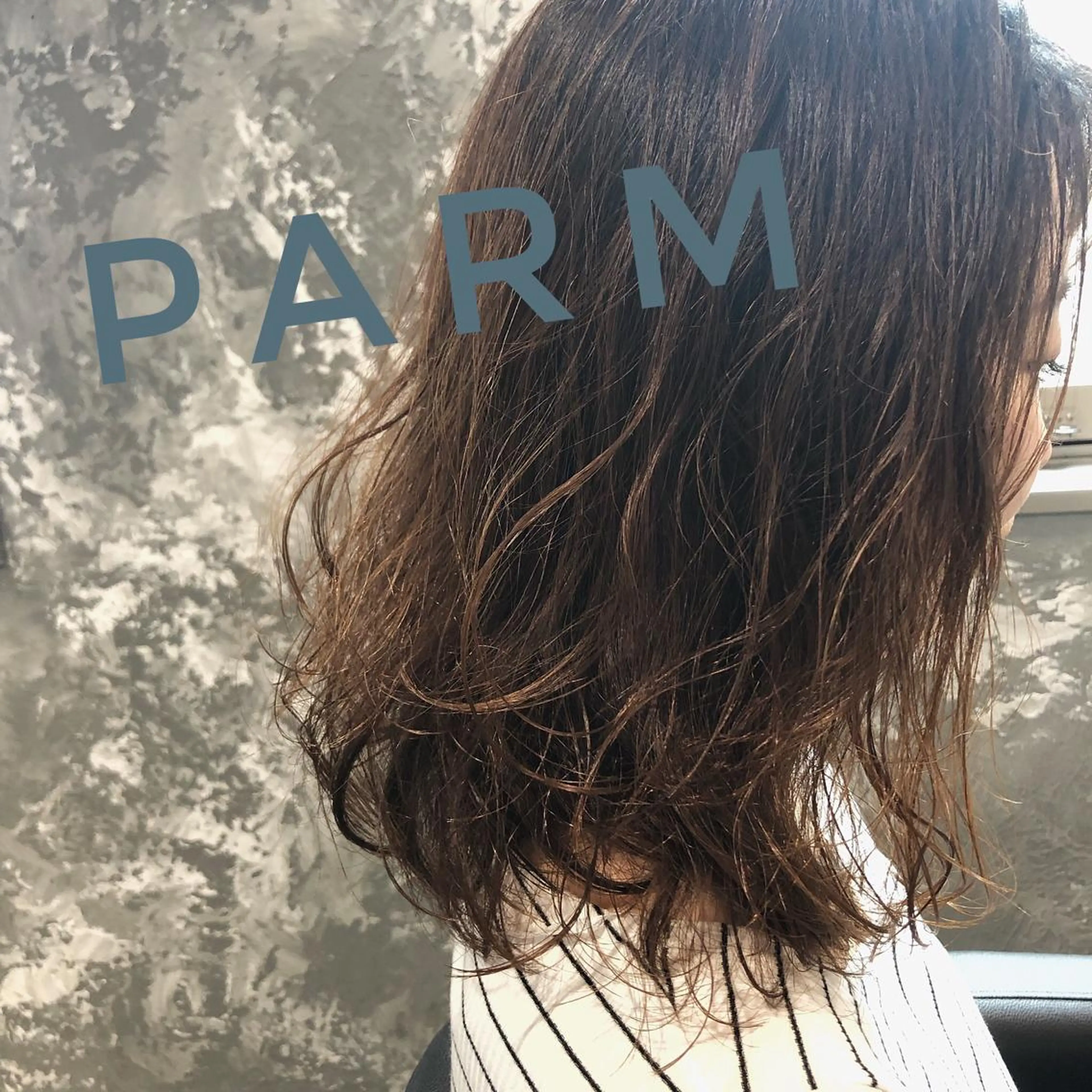 ミディアム パーマ YU-KA ✂︎ROSSOのヘアスタイル