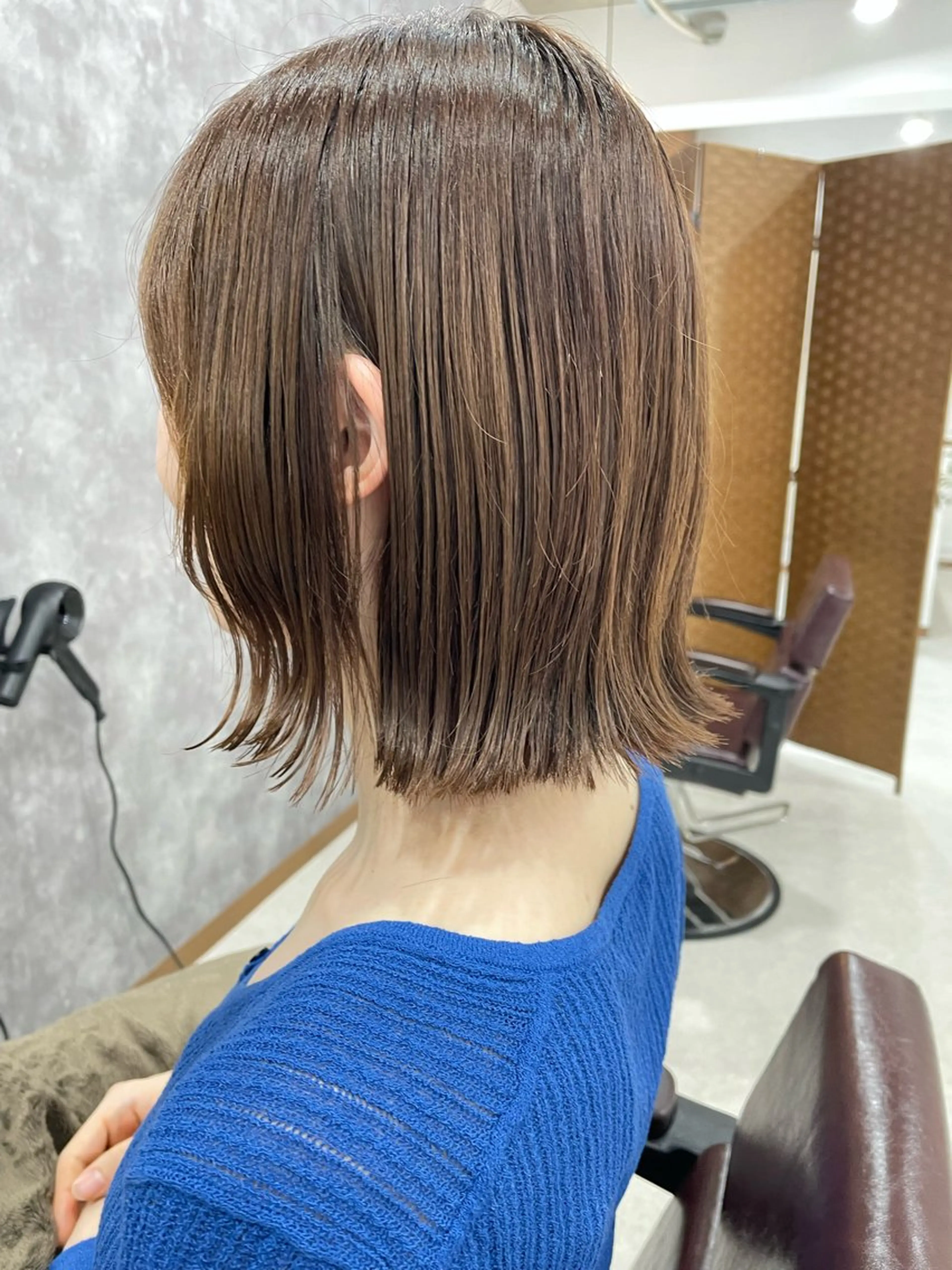 ショート パープルカラー ハイライト 学生 レイヤーカット ショートヘア BiBi所属・齋藤 彬のヘアスタイル