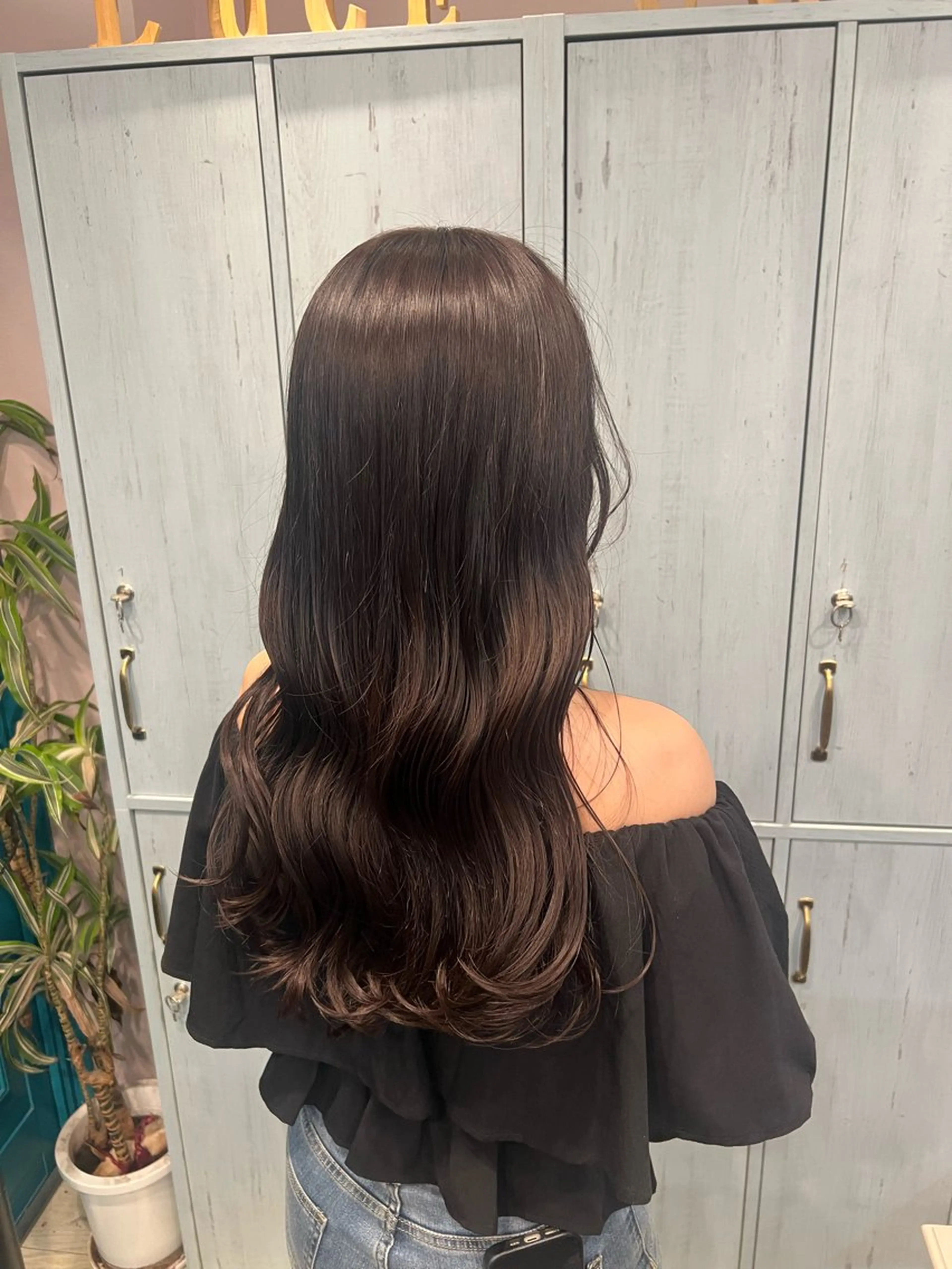 ロング カラー カット ヘアカラー トリートメント 柔らかい透明感カラー 🫧ゆうしん/高宮のヘアスタイル