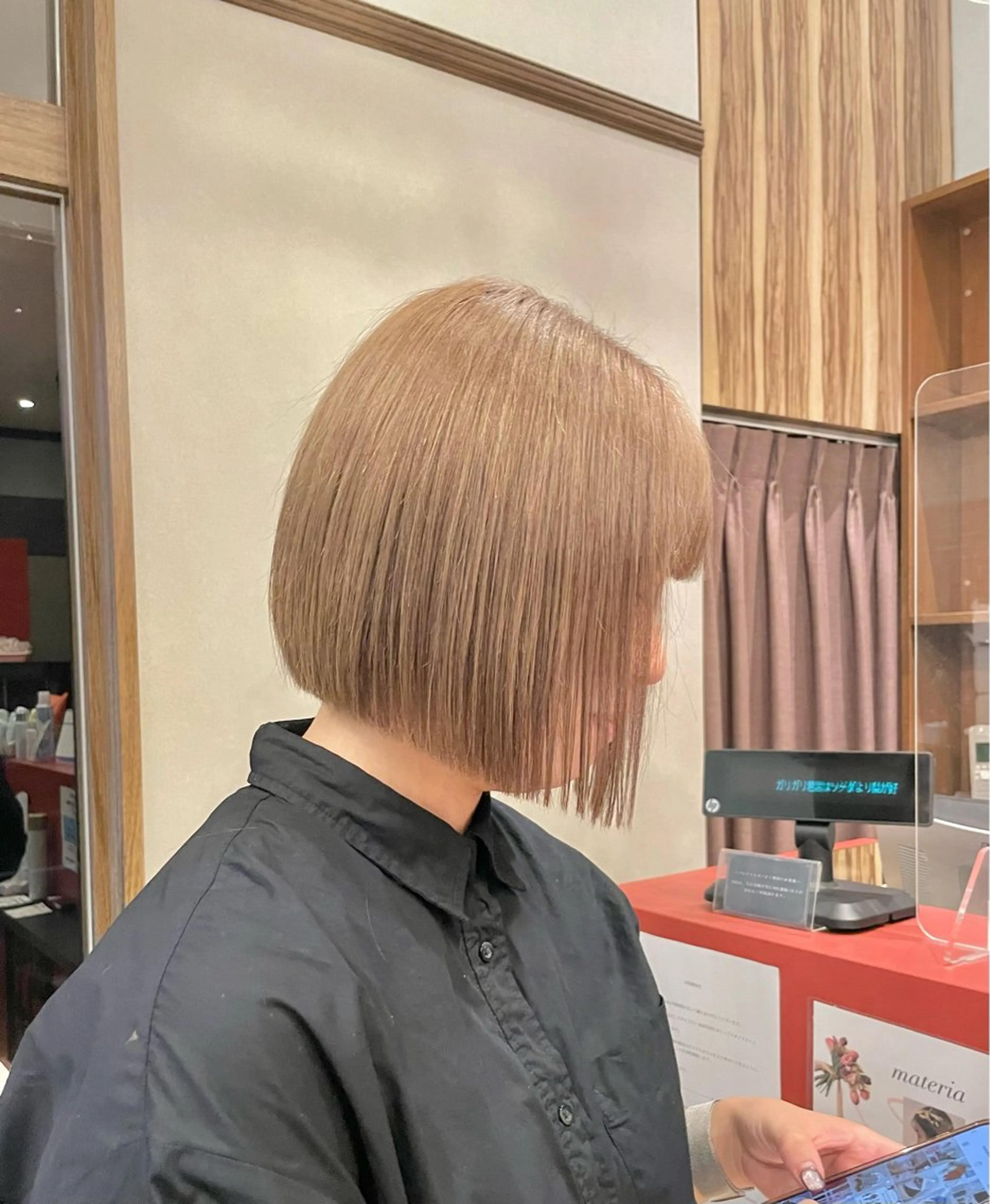 [レディース限定ボブカット]の写真